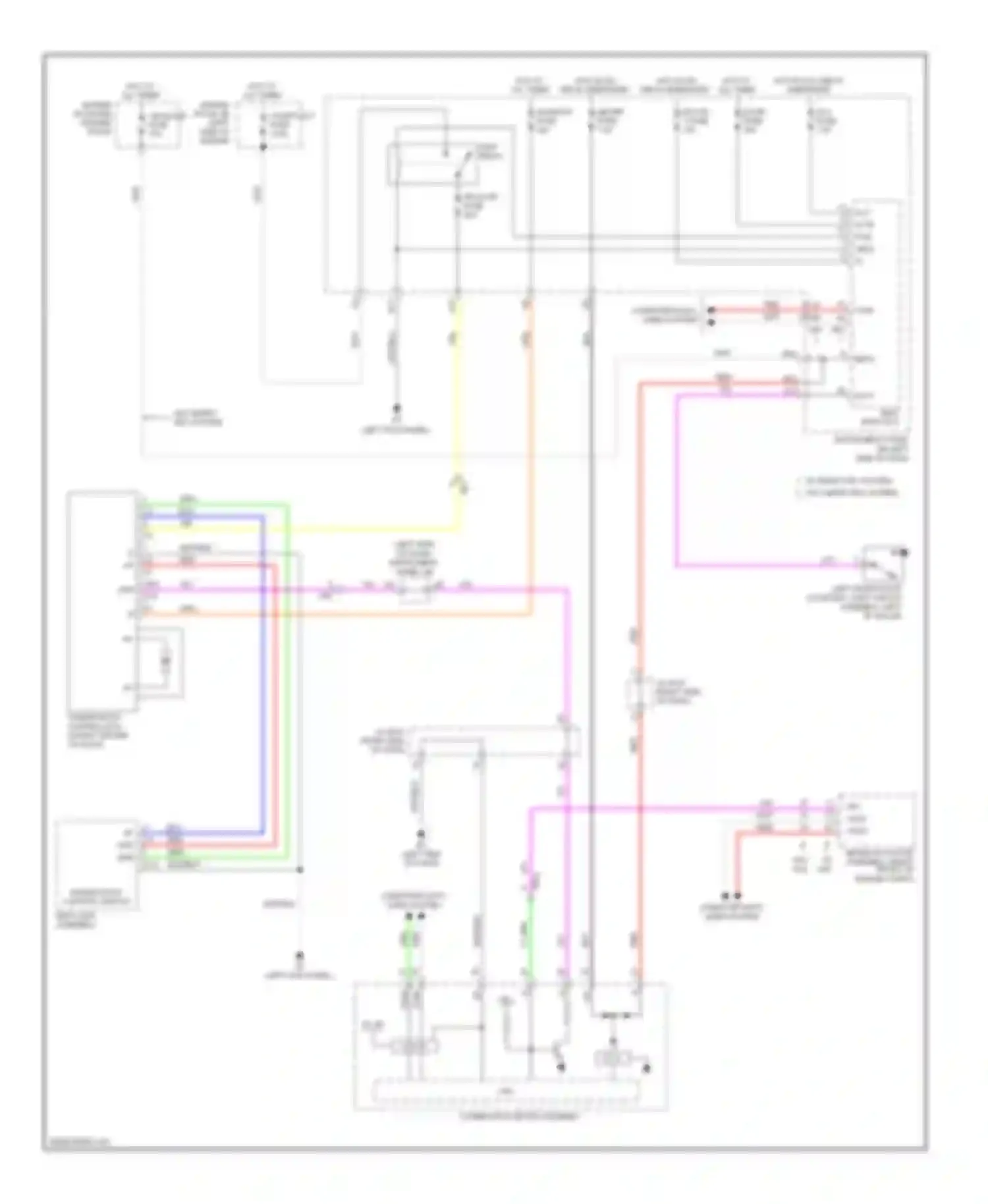 Wiring diagram 2 3 4 7 cls up opn gnd for Toyota Corolla X facelift (2010-2013) (1 of 1)