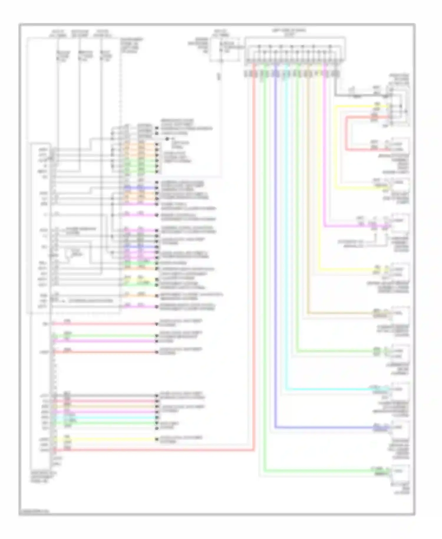 Wiring diagram automatic a/c manual a/c for Toyota Corolla X facelift (2010-2013) (1 of 3)