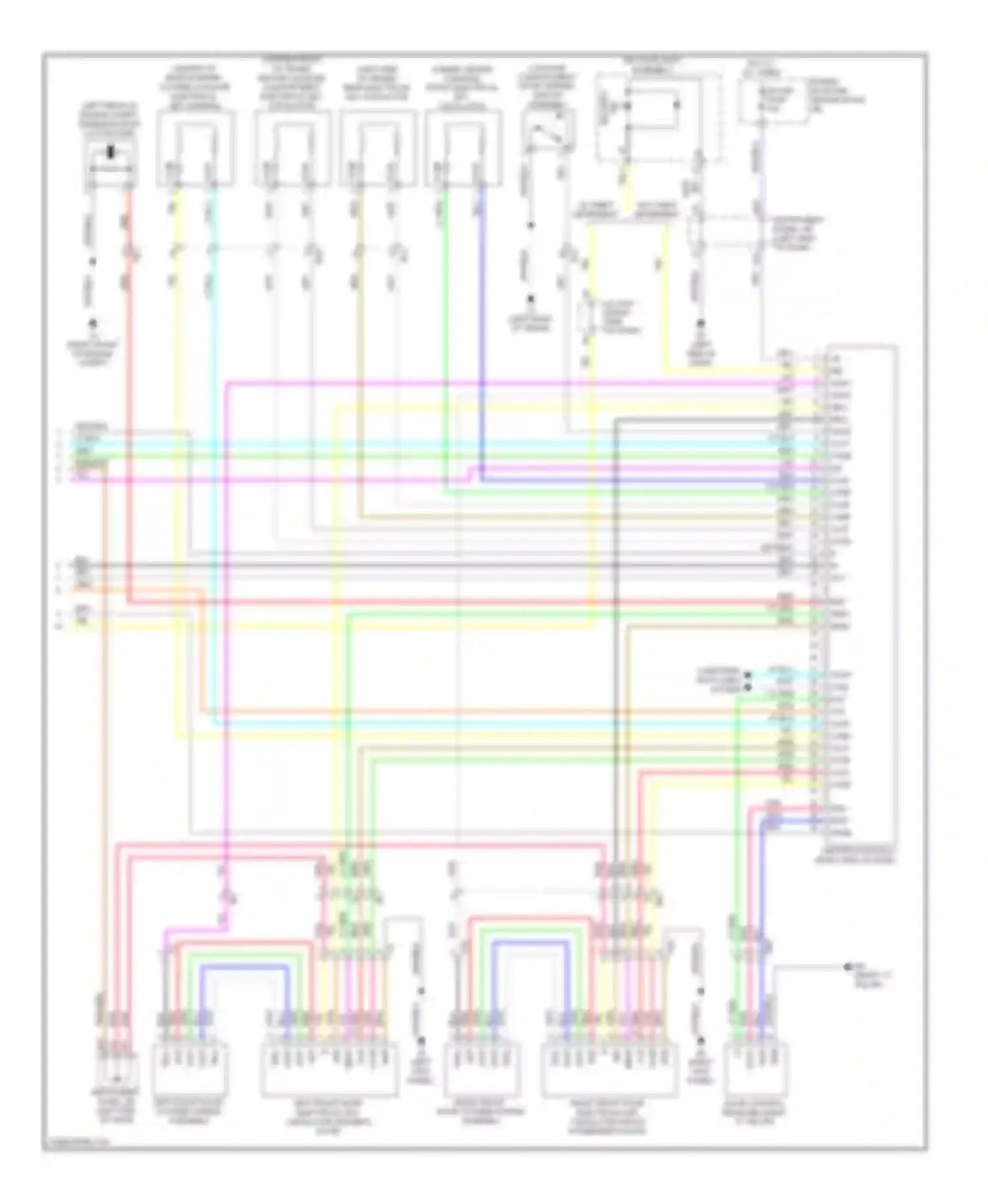 Wiring diagram blk/ wht for Toyota Corolla X facelift (2010-2013) (2 of 8)