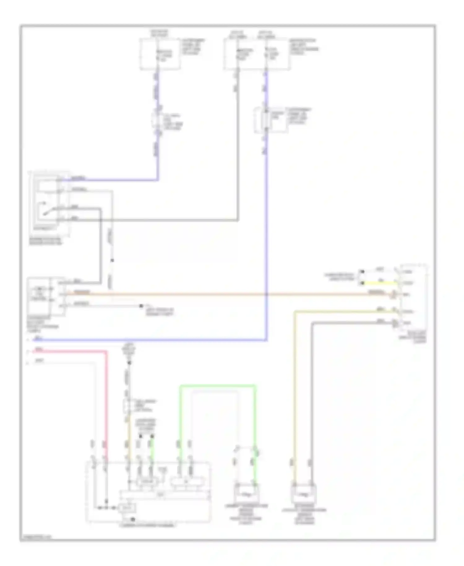 Wiring diagram combination meter assembly for Toyota Corolla X facelift (2010-2013) (5 of 40)