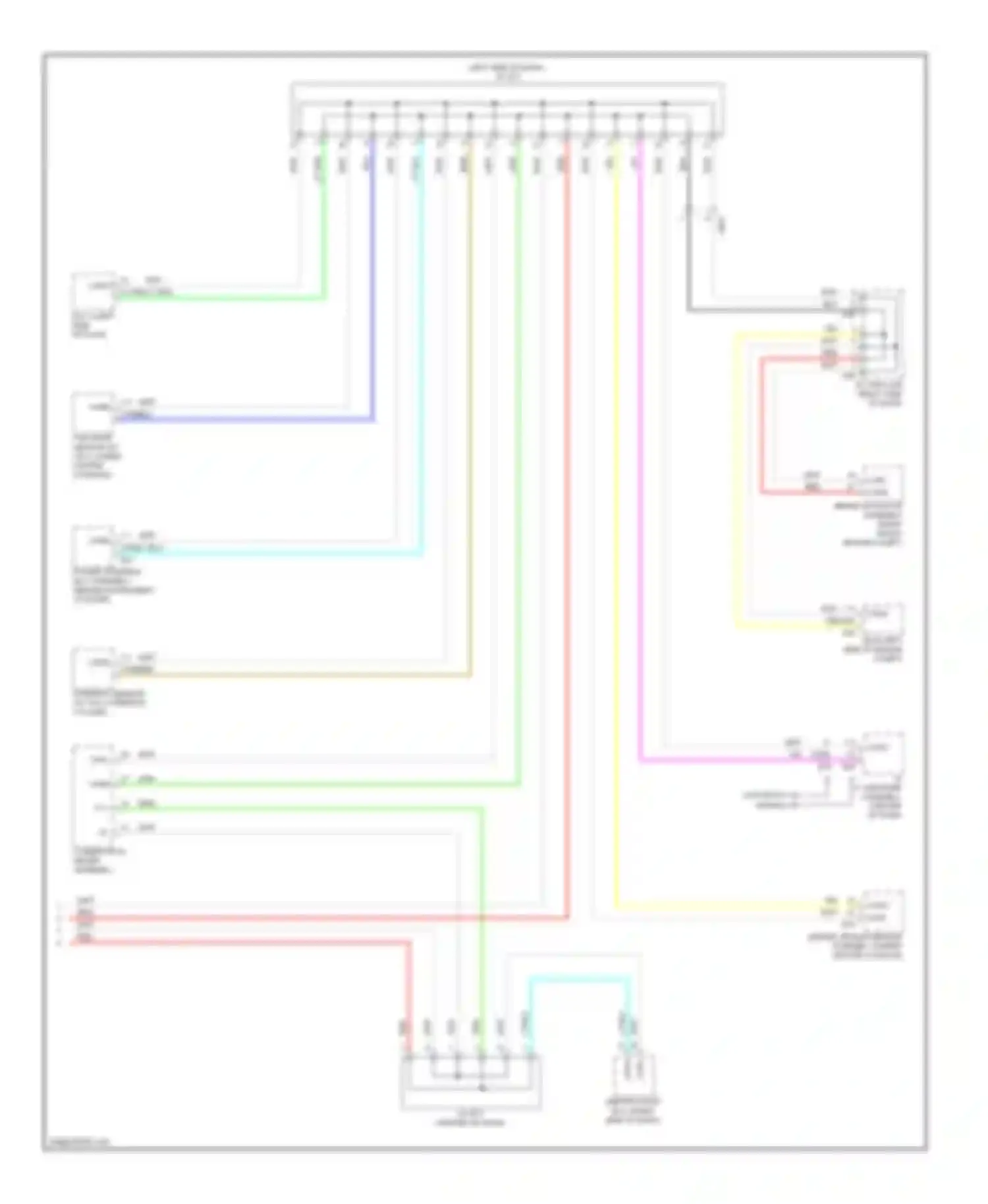 Wiring diagram combination meter assembly for Toyota Corolla X facelift (2010-2013) (7 of 40)