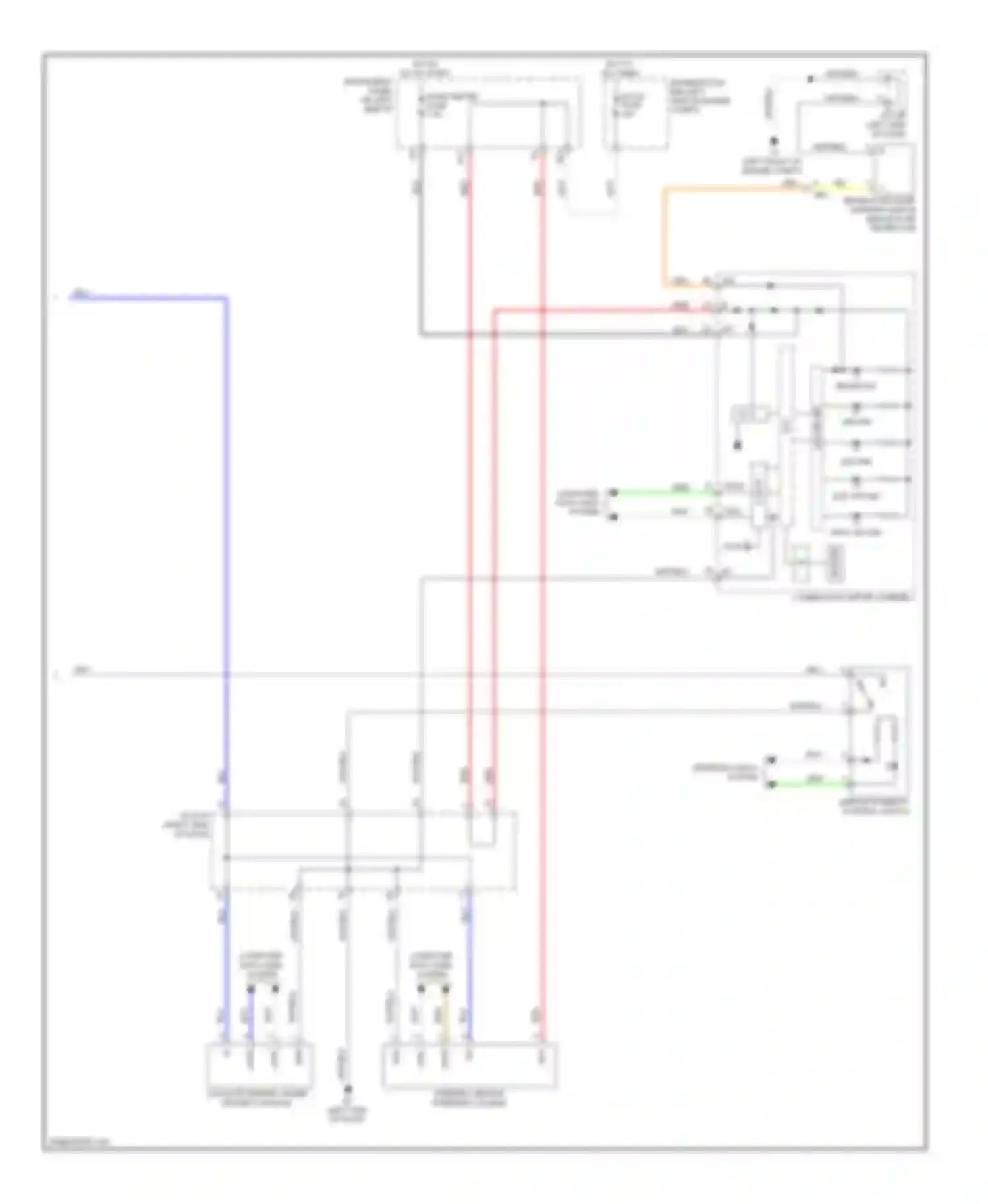 Wiring diagram combination meter assembly for Toyota Corolla X facelift (2010-2013) (2 of 40)