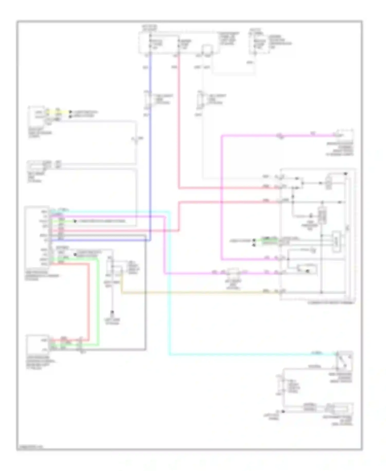 Wiring diagram combination meter assembly for Toyota Corolla X facelift (2010-2013) (38 of 40)