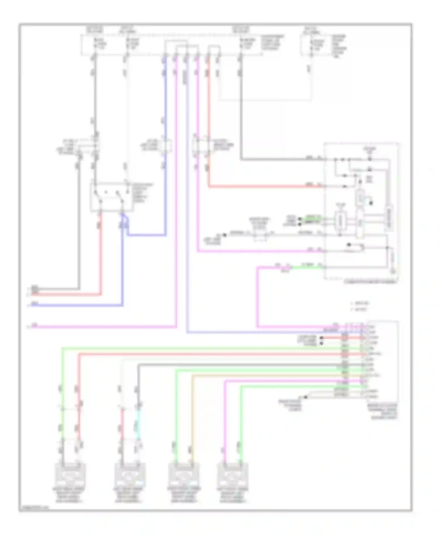 Wiring diagram computer data lines system for Toyota Corolla X facelift (2010-2013) (16 of 51)