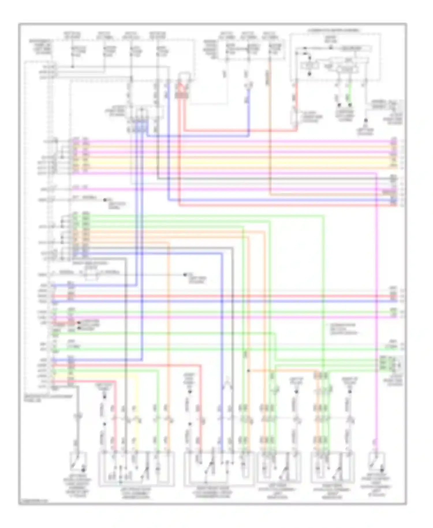 Wiring diagram computer data lines system for Toyota Corolla X facelift (2010-2013) (18 of 51)