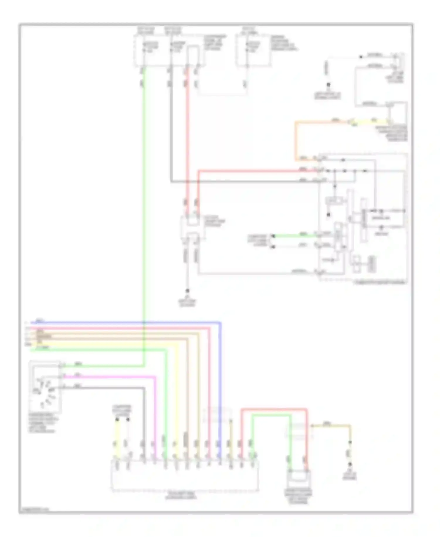 Wiring diagram engine room r/b for Toyota Corolla X facelift (2010-2013) (1 of 4)