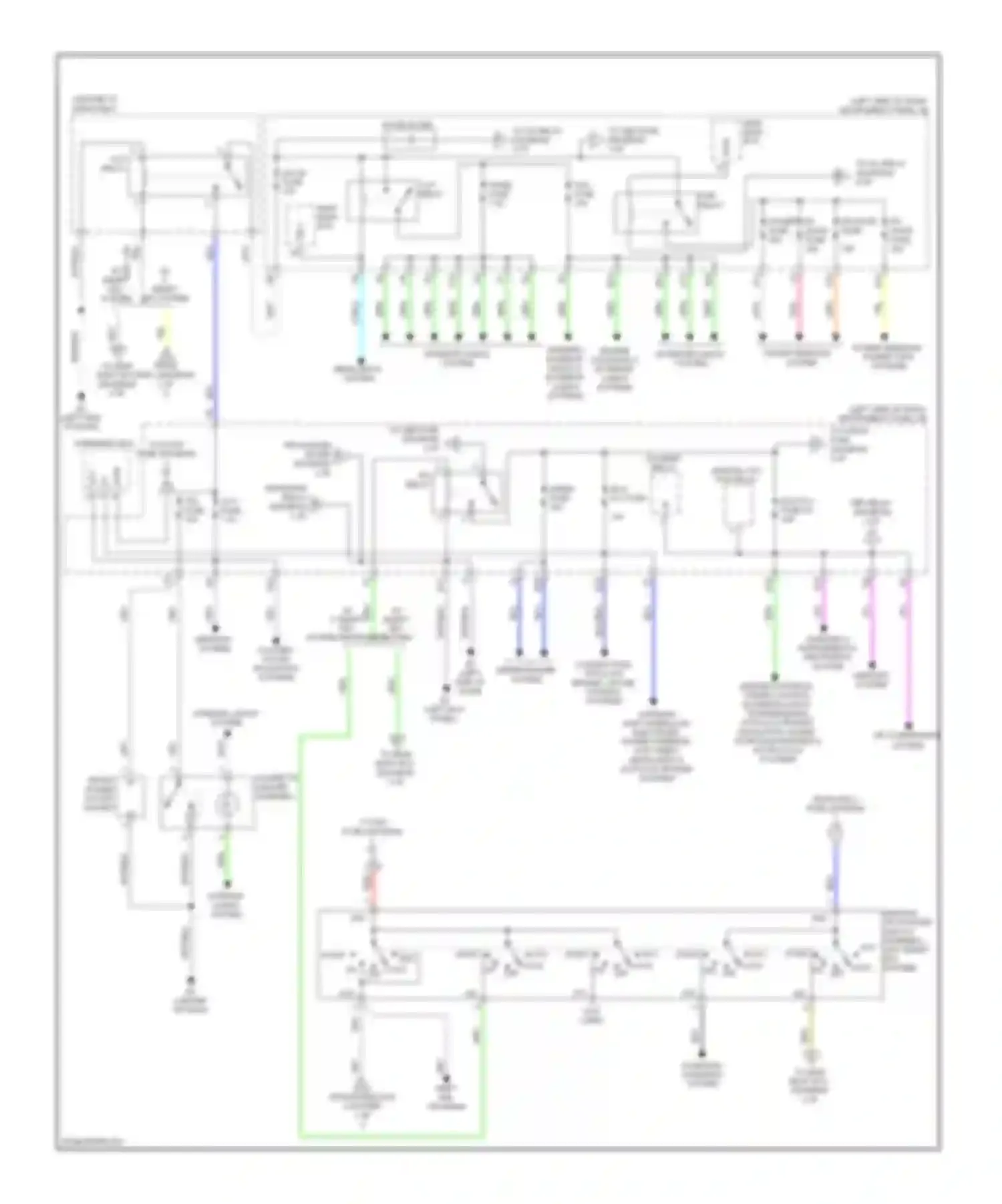 Wiring diagram front power outlet socket for Toyota Corolla X facelift (2010-2013) (3 of 4)