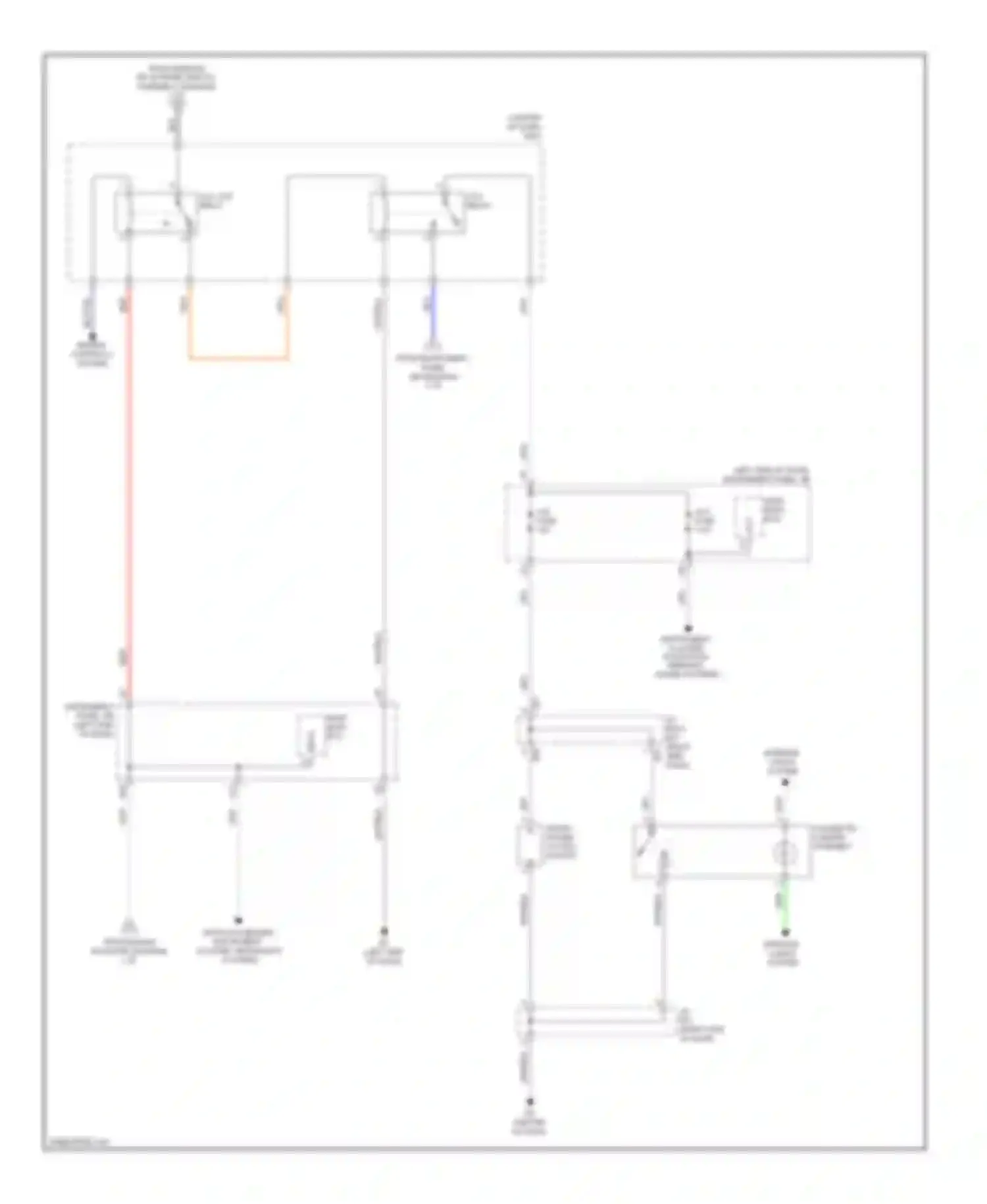 Wiring diagram front power outlet socket for Toyota Corolla X facelift (2010-2013) (4 of 4)