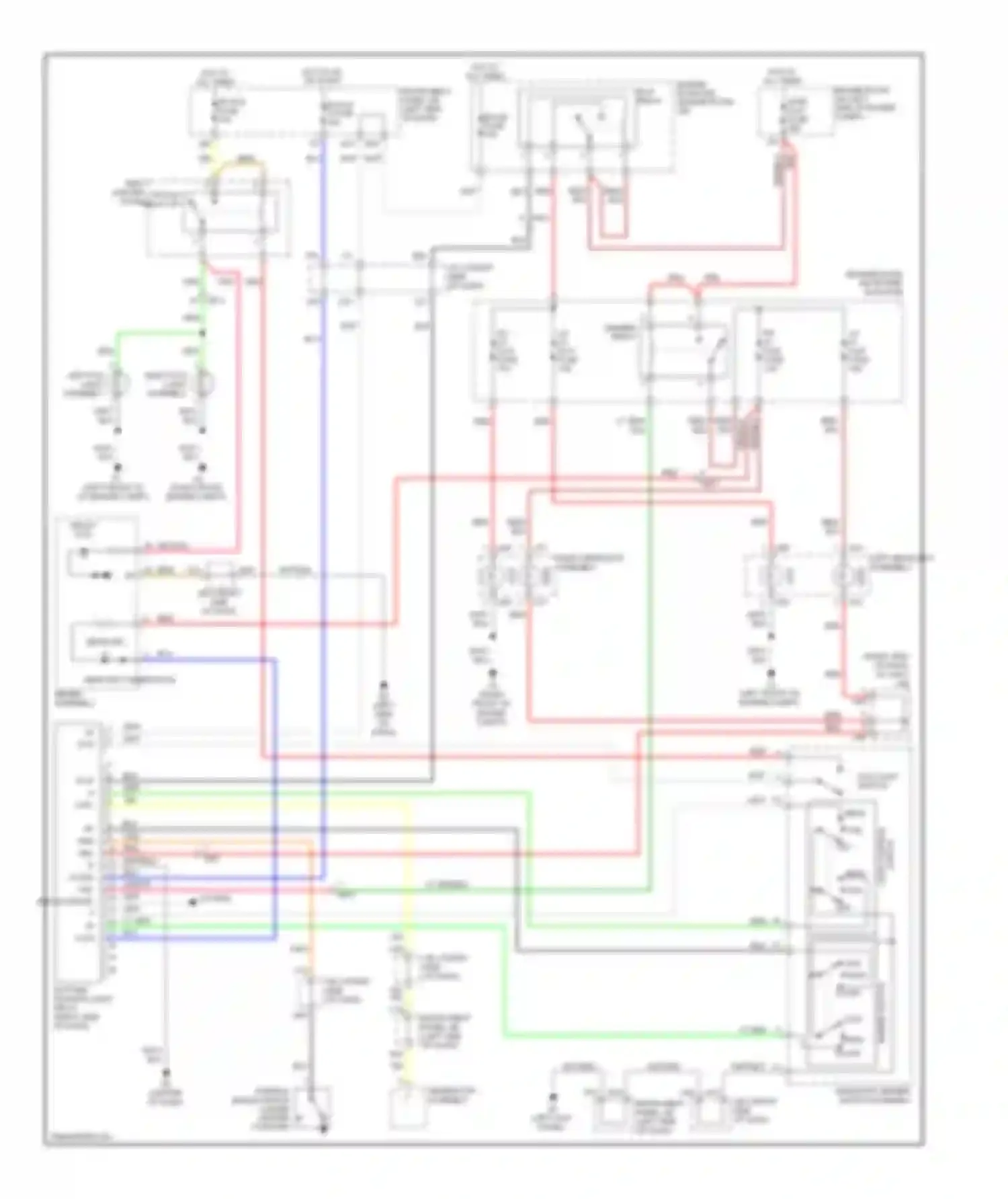 Wiring diagram head ind combination meter assembly for Toyota Corolla X facelift (2010-2013) (1 of 1)