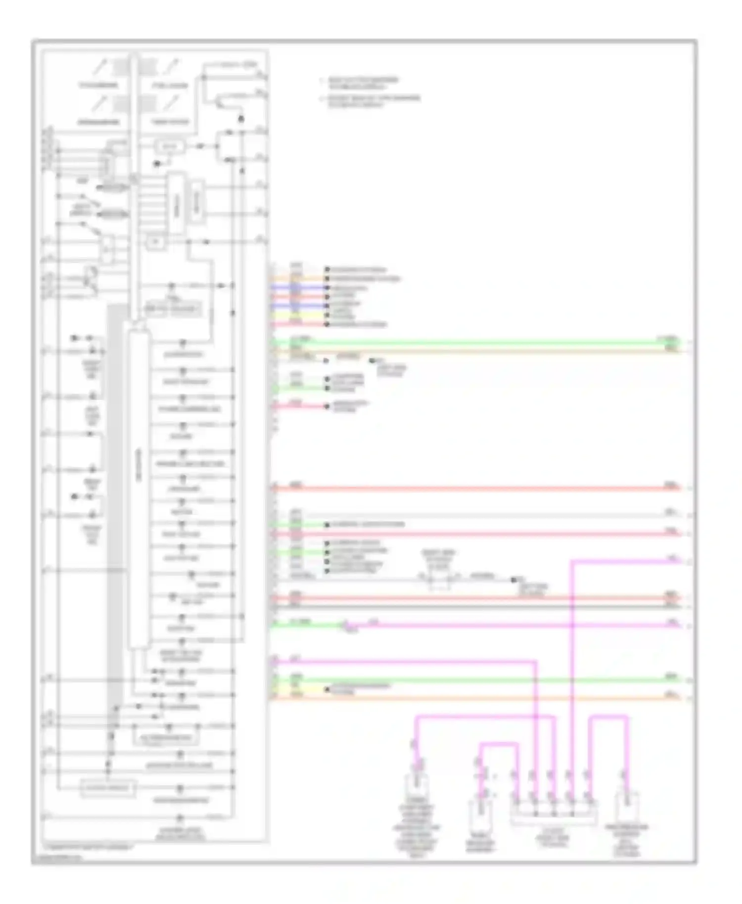Wiring diagram malfunction ind lamp for Toyota Corolla X facelift (2010-2013) (1 of 4)