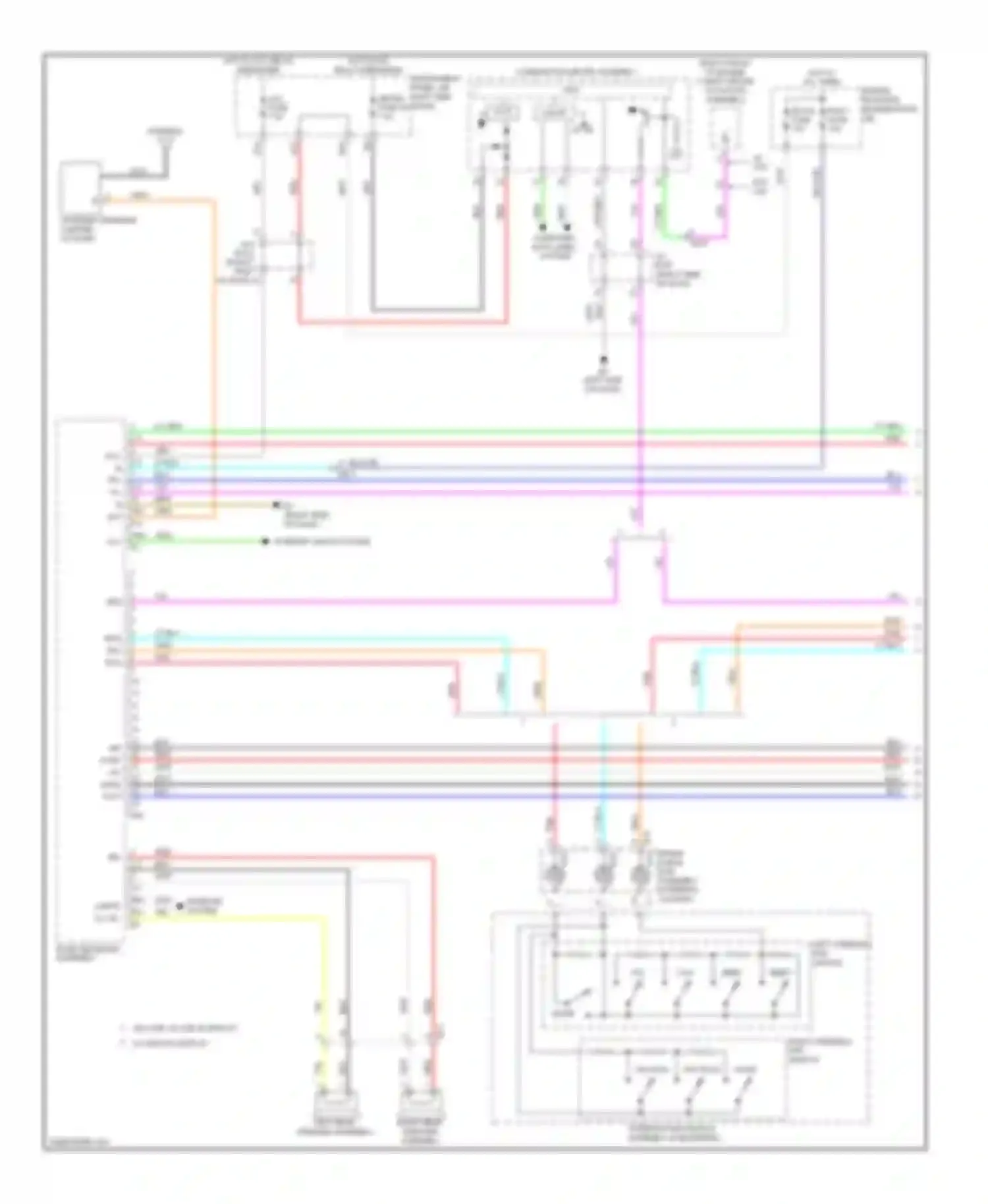 Wiring diagram meter fuse of dash) for Toyota Corolla X facelift (2010-2013) (1 of 3)