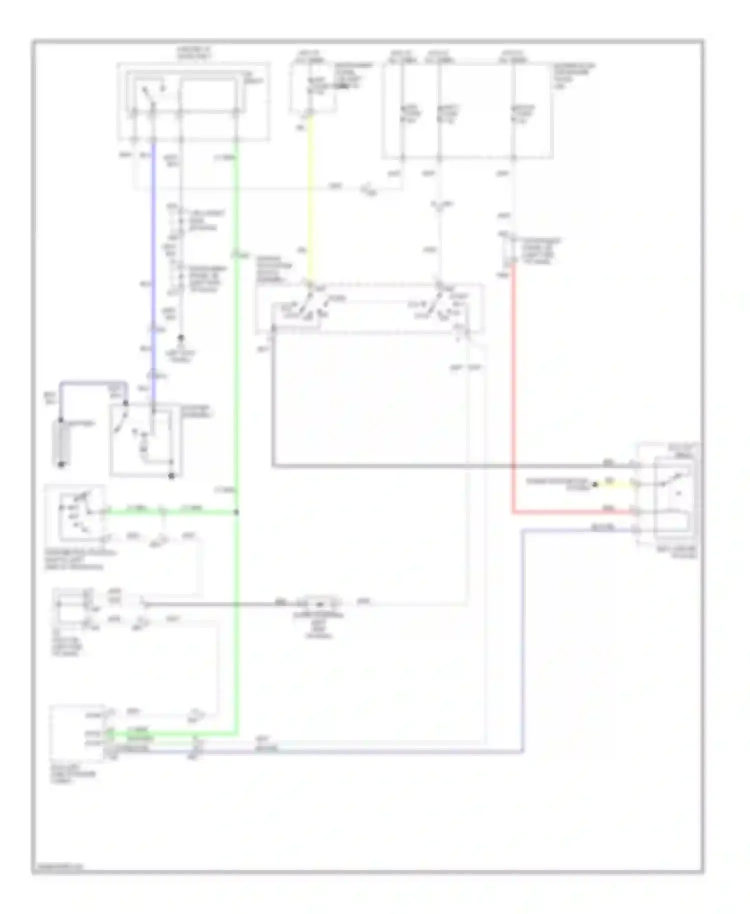 Wiring diagram power distribution system for Toyota Corolla X facelift (2010-2013) (2 of 2)