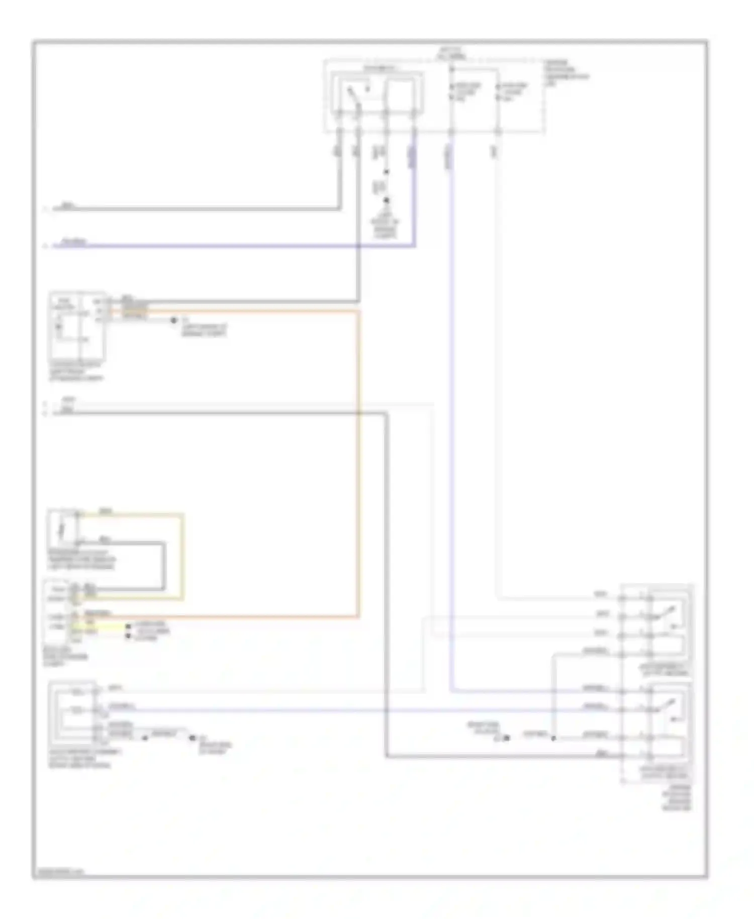 Wiring diagram right end of dash) for Toyota Corolla X facelift (2010-2013) (3 of 4)