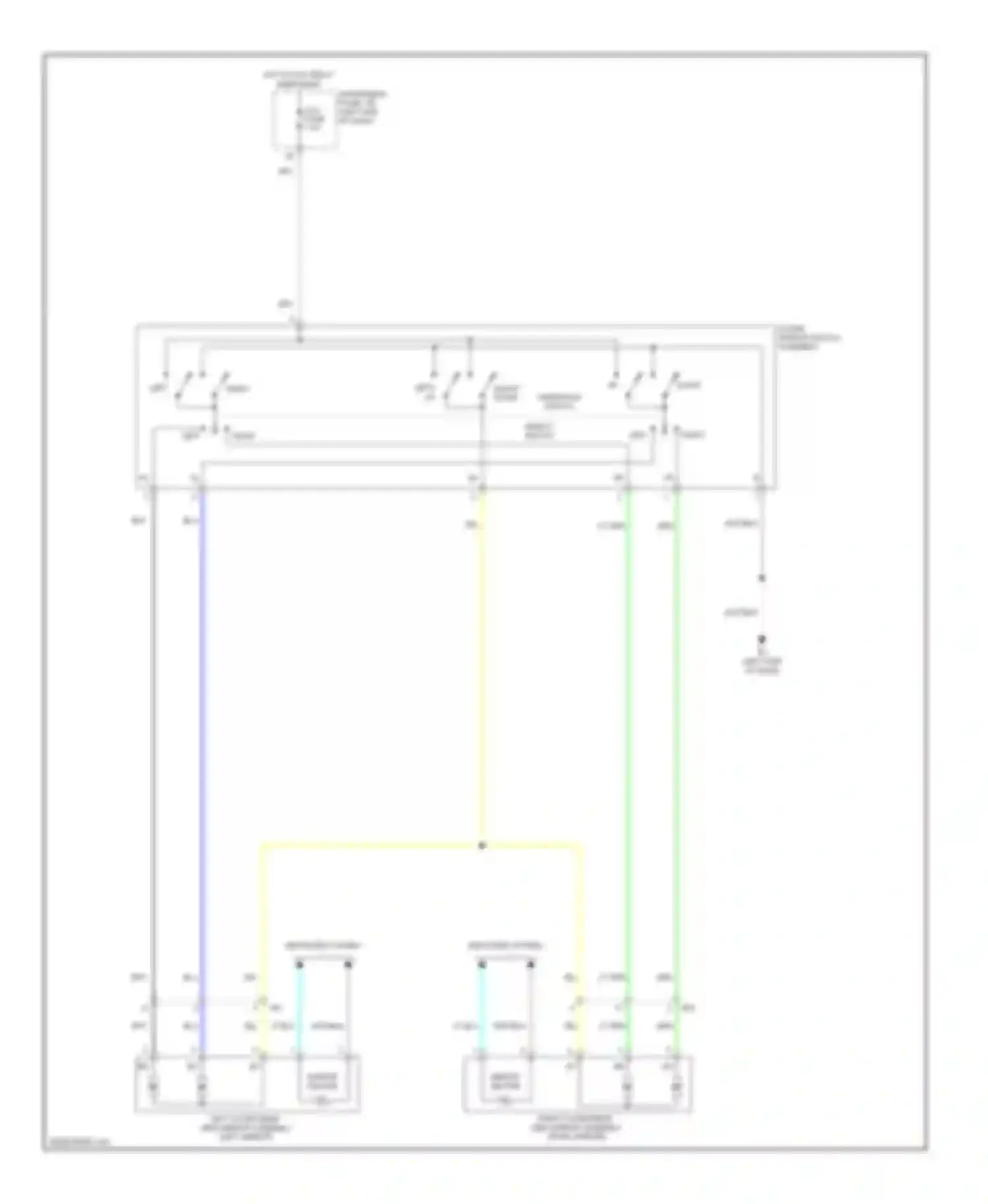 Wiring diagram select switch for Toyota Corolla X facelift (2010-2013) (1 of 2)