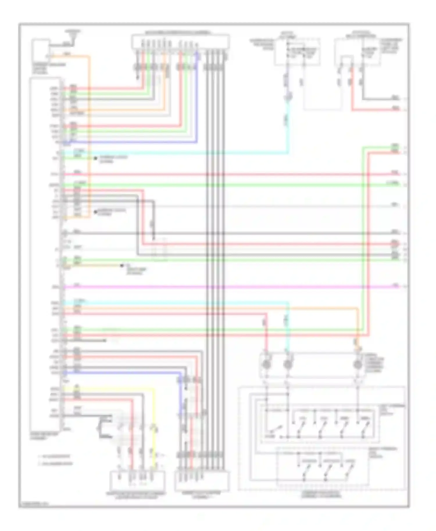 Wiring diagram steering column) for Toyota Corolla X facelift (2010-2013) (2 of 2)