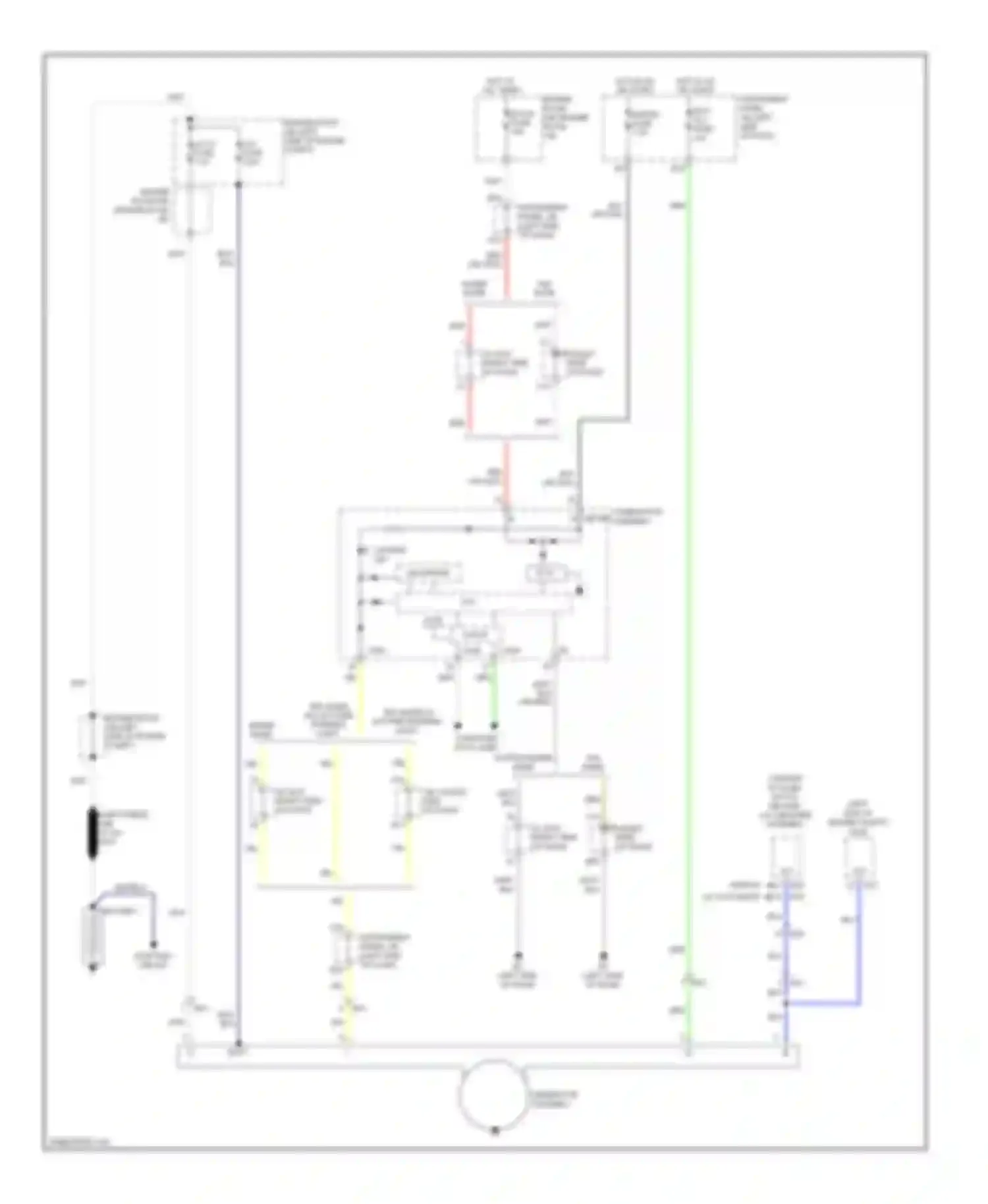 Wiring diagram tmc made w/o daytime running light for Toyota Corolla X facelift (2010-2013) (1 of 1)