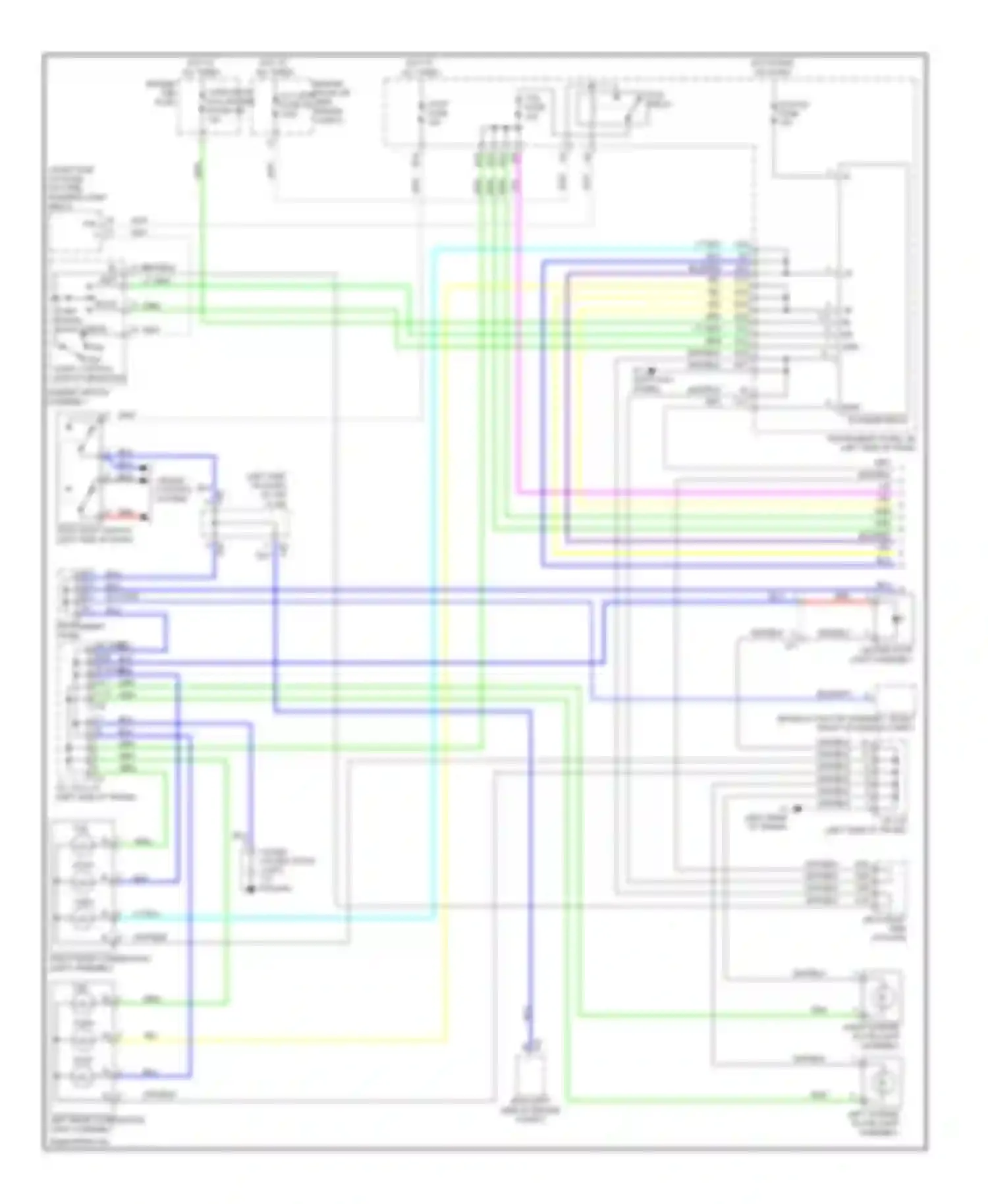 Wiring diagram turn signal switch for Toyota Corolla X facelift (2010-2013) (1 of 1)