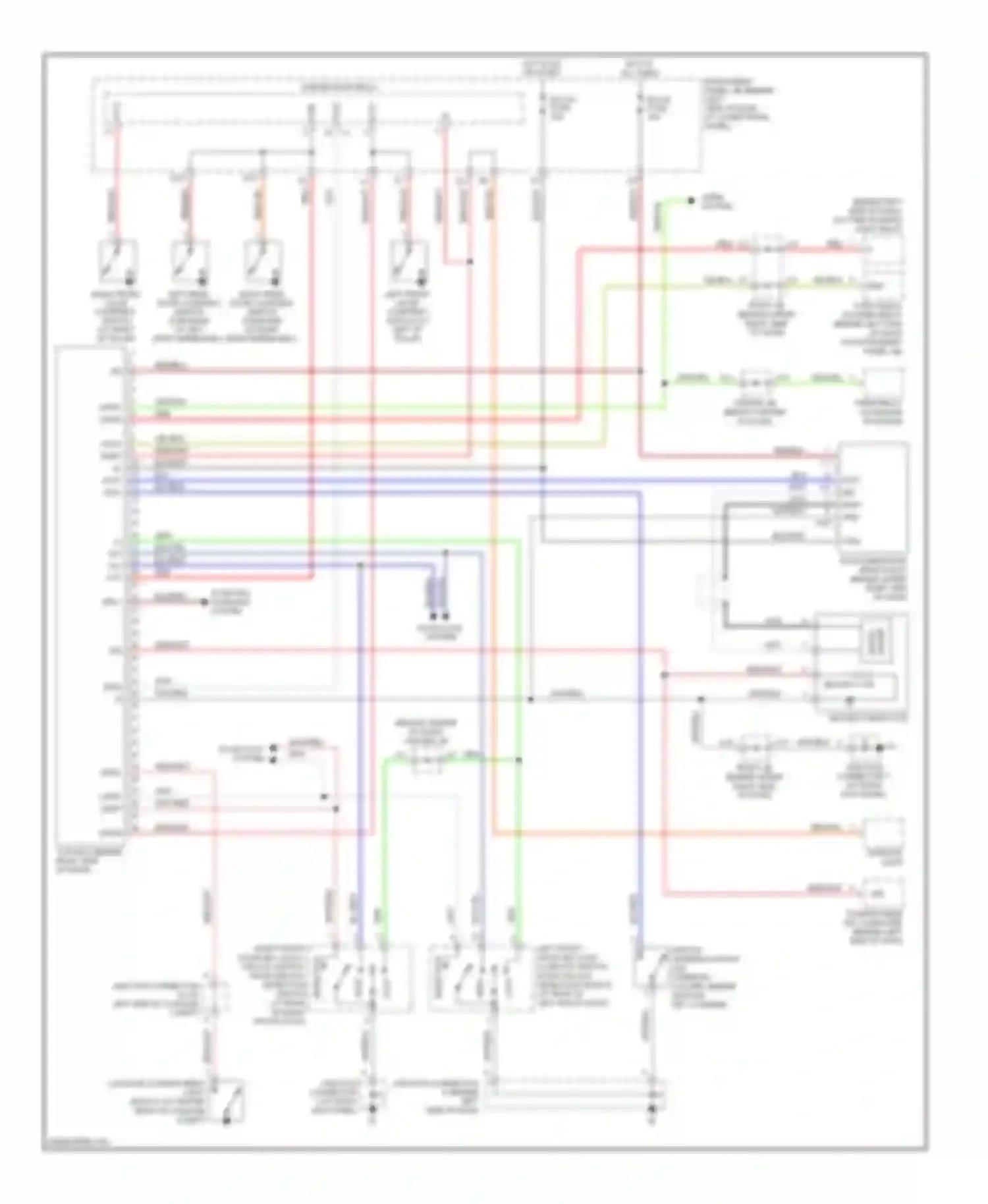 Corolla Toyota X (2006-2010): Forced entry circuit