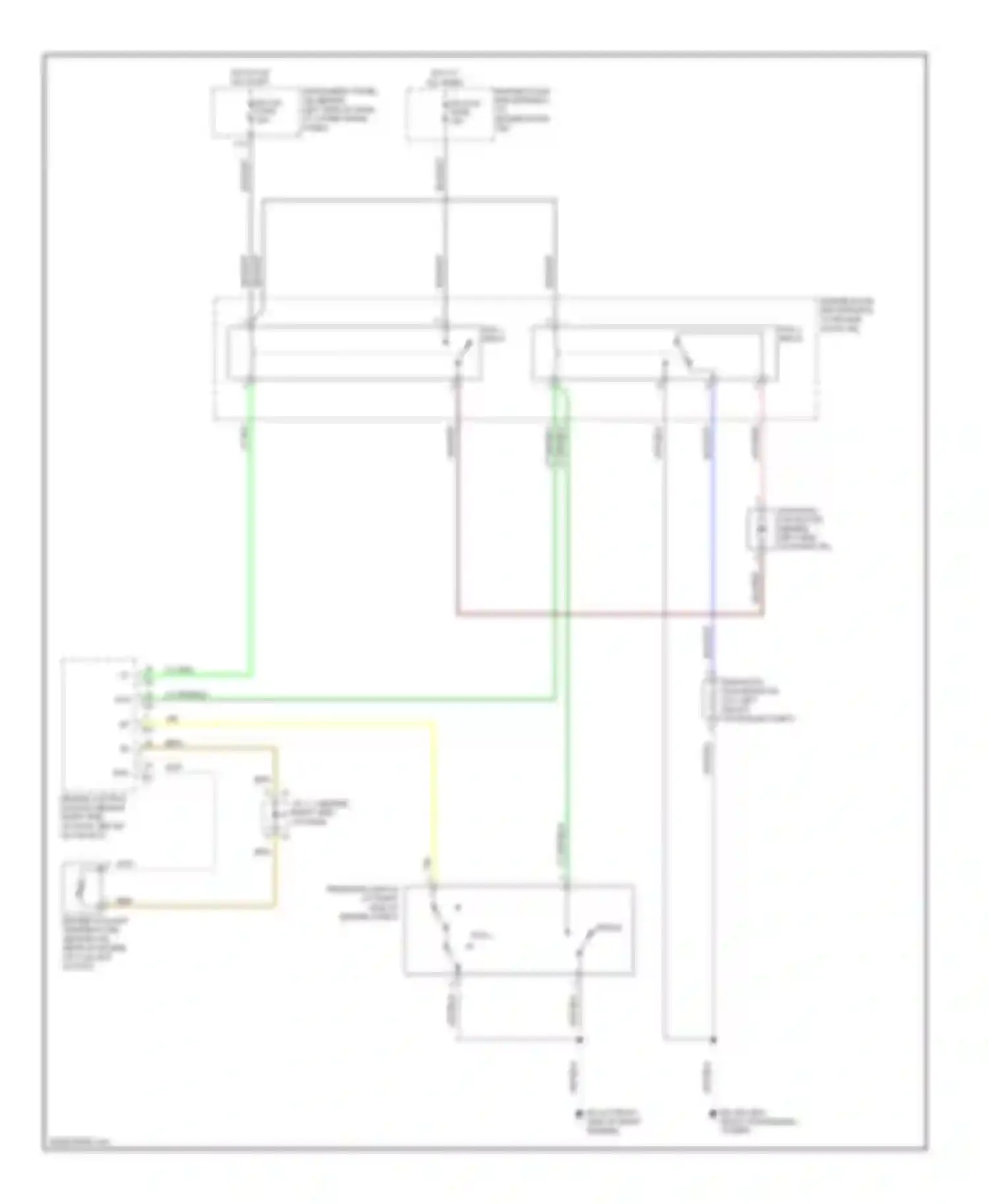 Corolla Toyota X (2006-2010): Cooling fan circuit