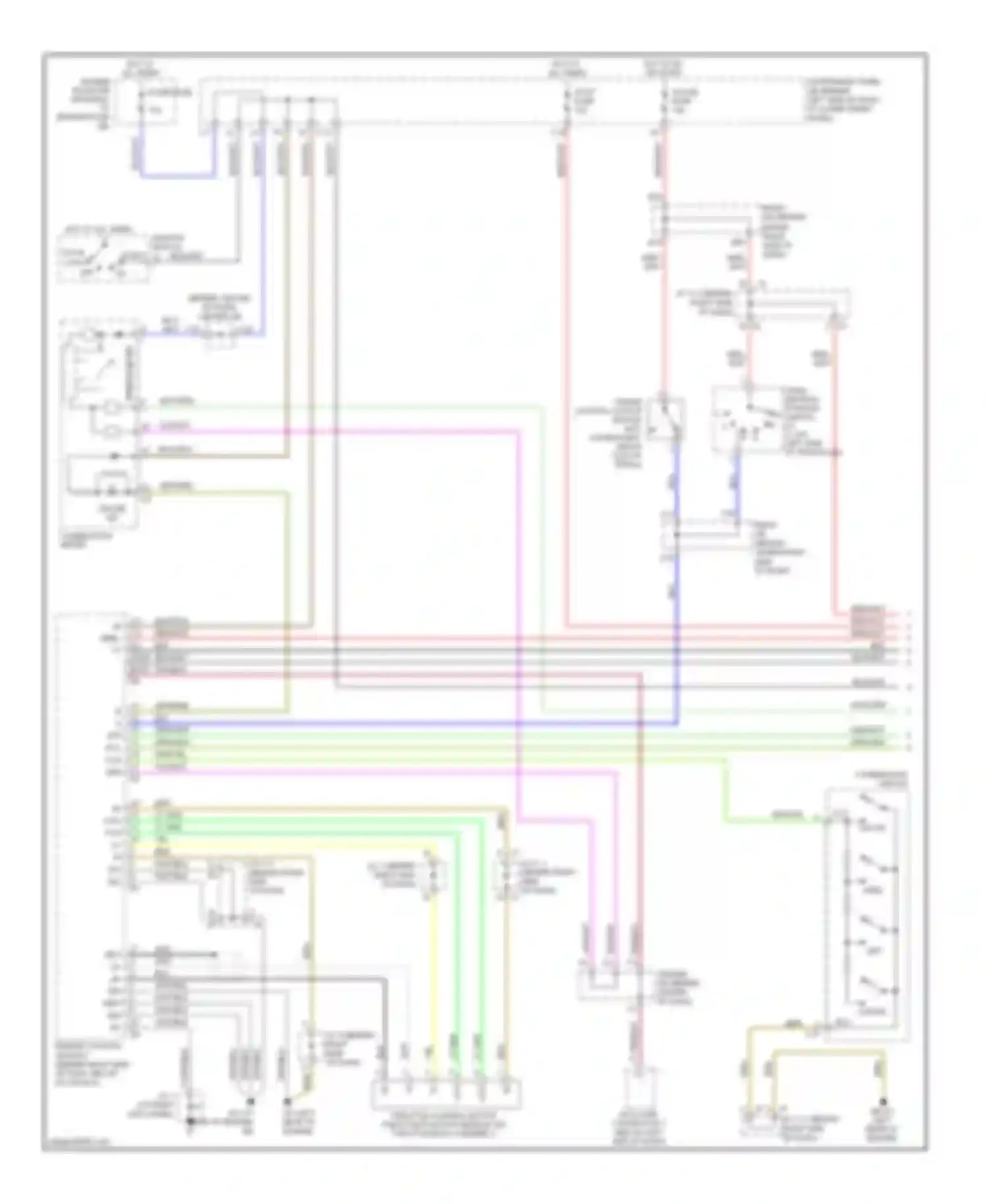 Corolla Toyota X (2006-2010): Cruise control circuit (1 of 2)