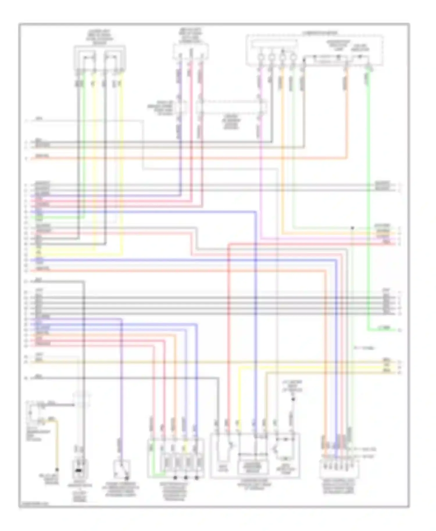 Corolla Toyota X (2006-2010): Wiring diagram engine performance 1.8l (2 of 4)