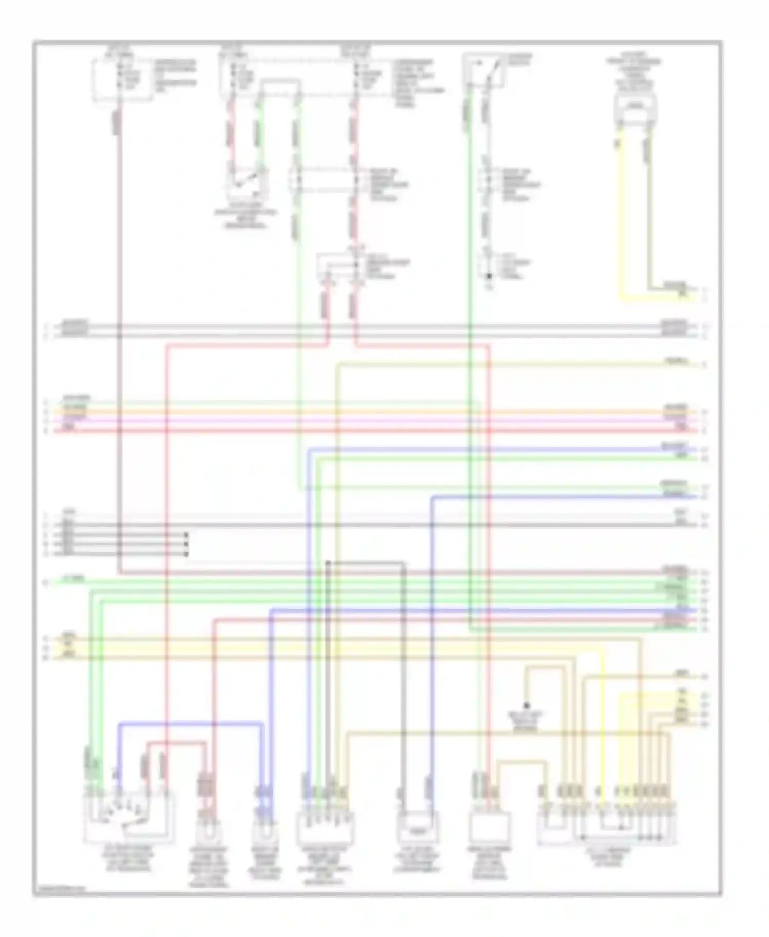 Corolla Toyota X (2006-2010): Wiring diagram engine performance 1.8l (3 of 4)