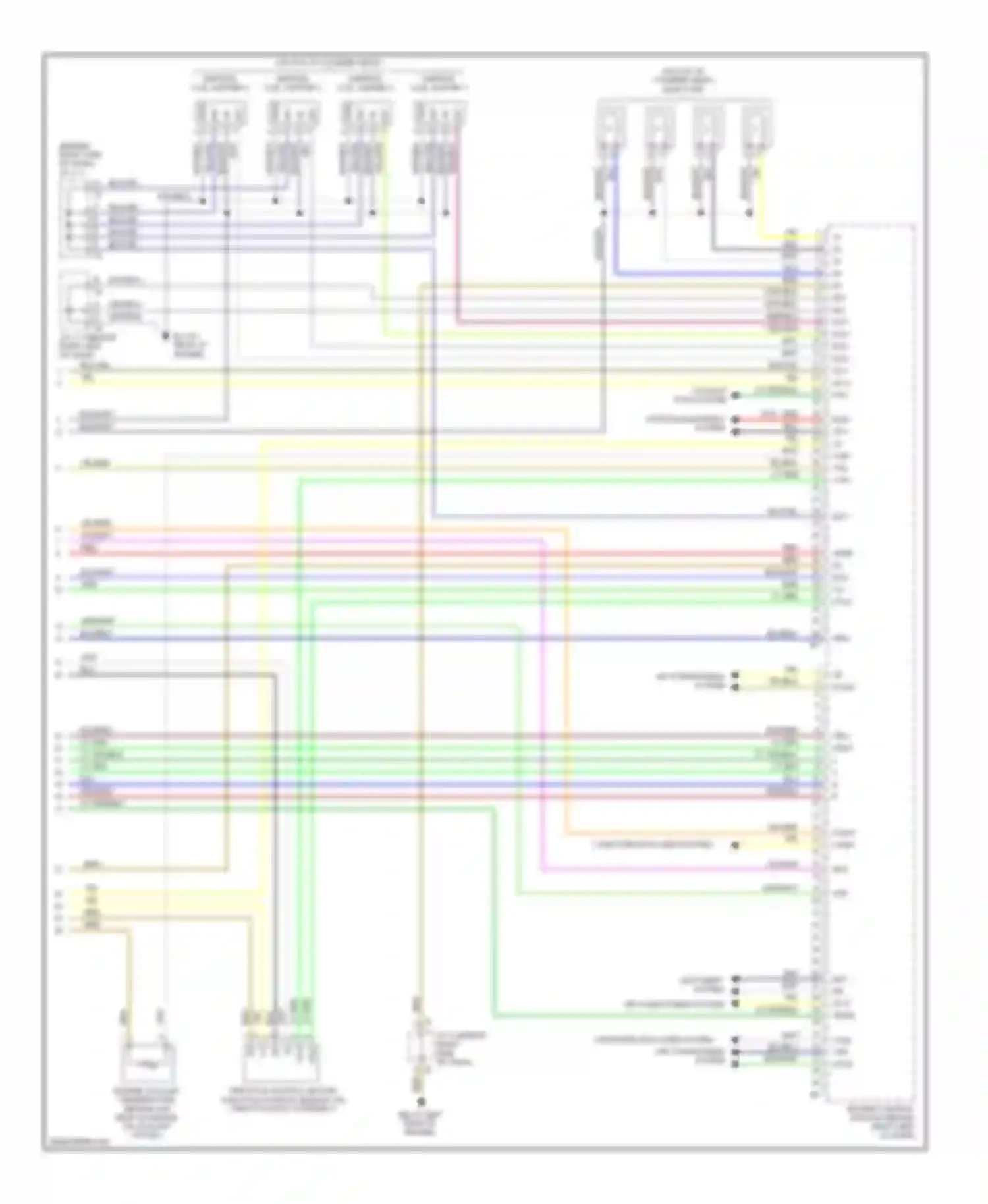 Corolla Toyota X (2006-2010): Wiring diagram engine performance 1.8l (4 of 4)