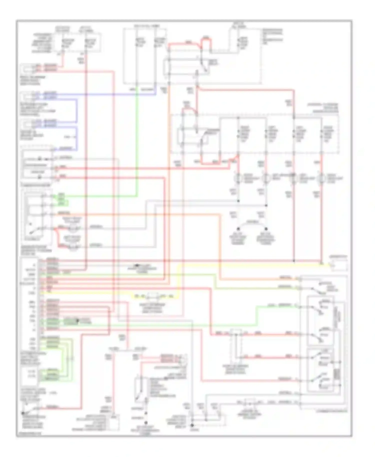 Corolla Toyota X (2006-2010): Headlights circuit