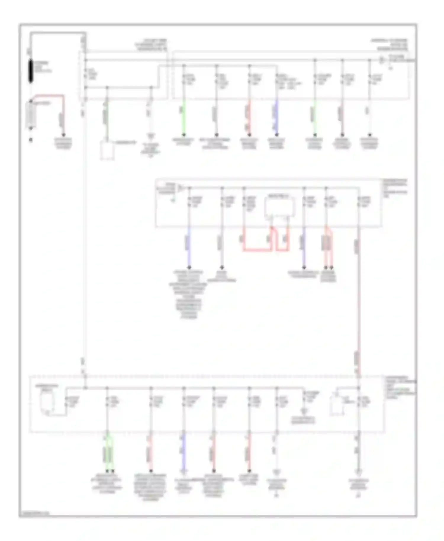 Corolla Toyota X (2006-2010): Power distribution circuit (1 of 2)