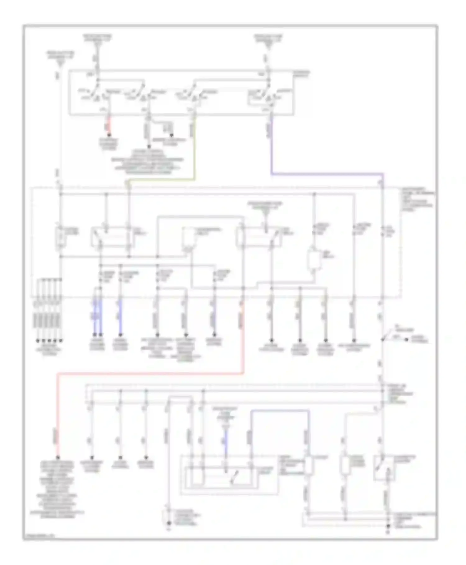 Corolla Toyota X (2006-2010): Power distribution circuit (2 of 2)