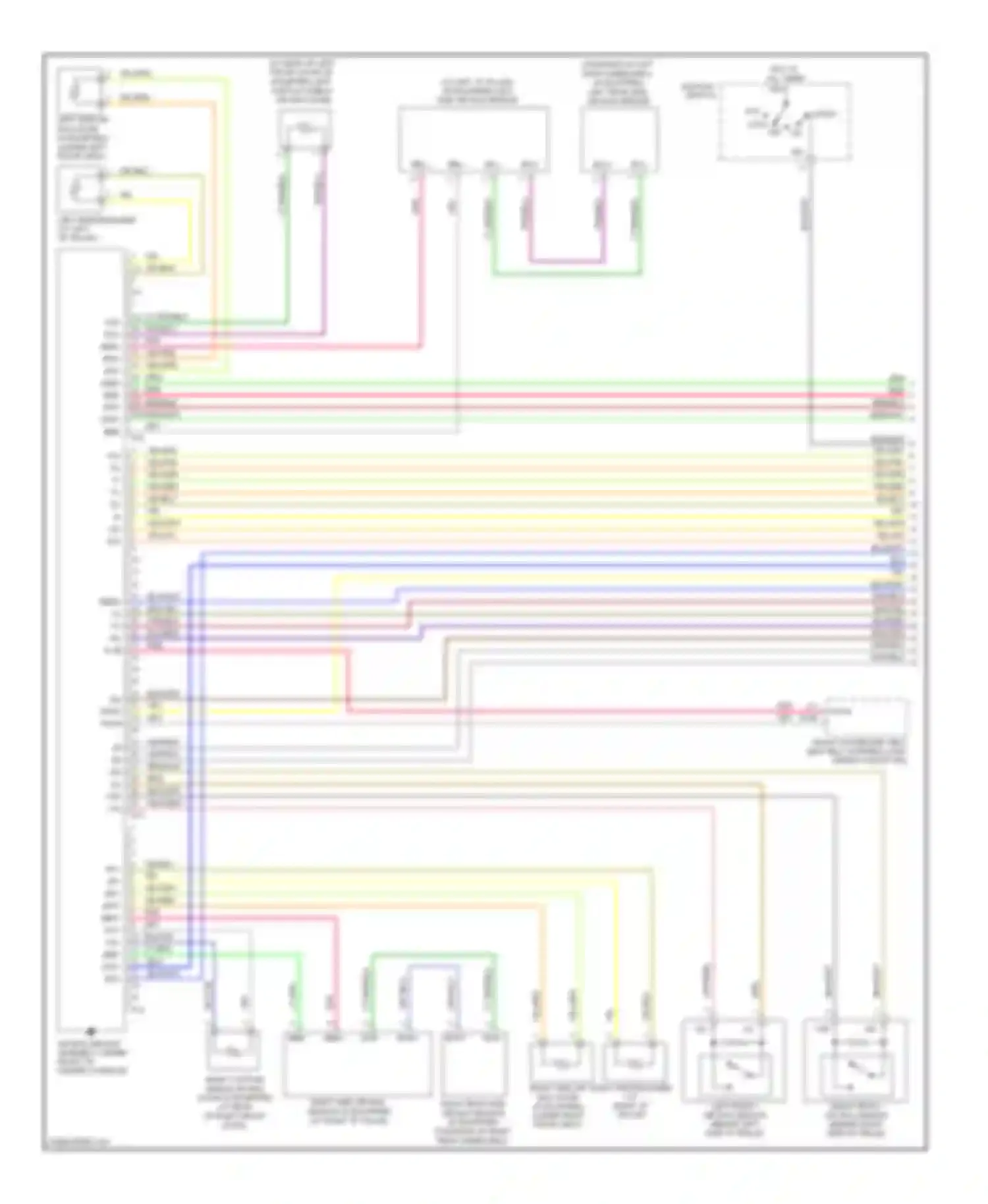 Corolla Toyota X (2006-2010): Supplemental restraints circuit (1 of 2)