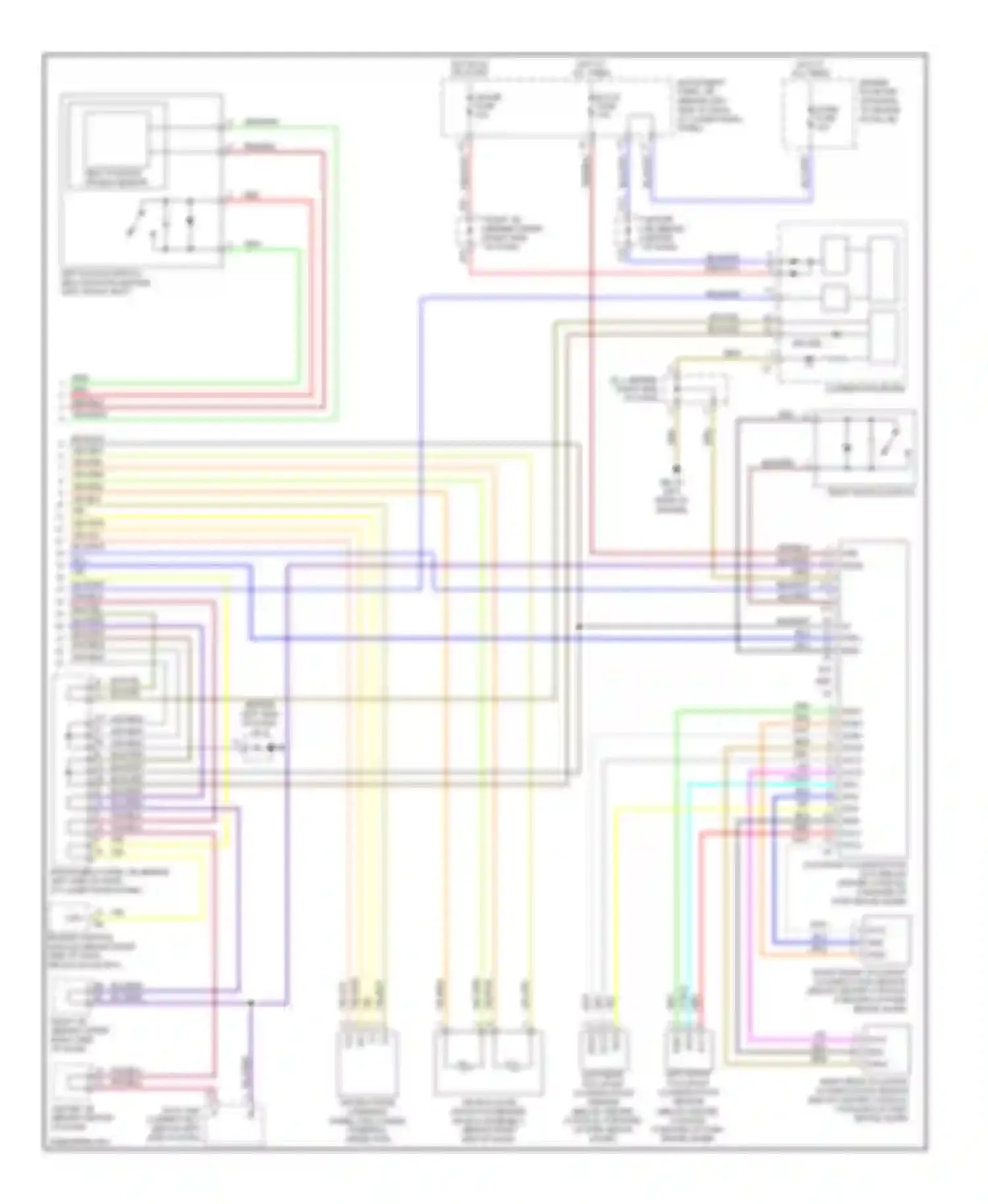 Corolla Toyota X (2006-2010): Supplemental restraints circuit (2 of 2)