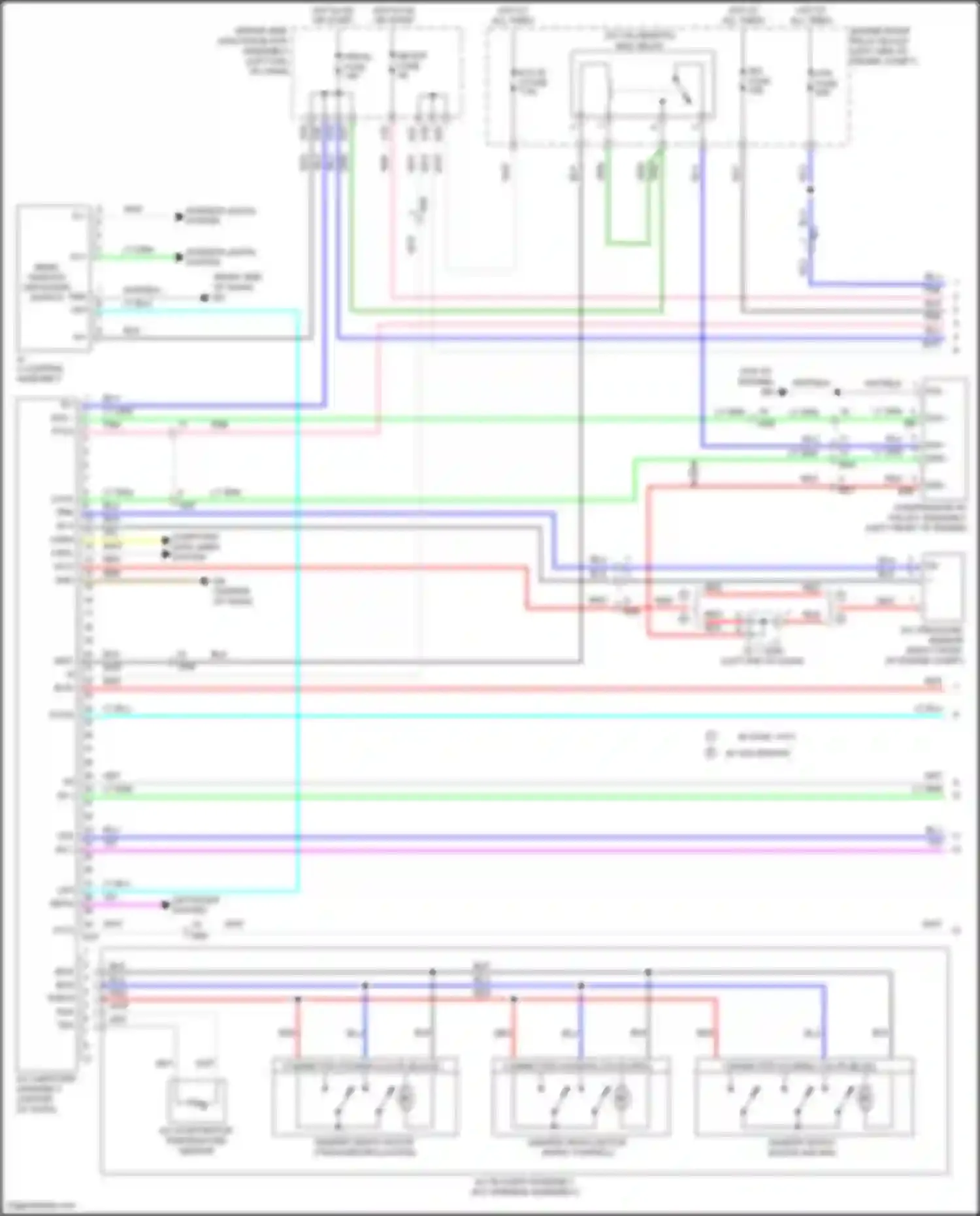 Corolla Toyota XI facelift (2015-2019): Automatic a/c circuit (1 of 2)