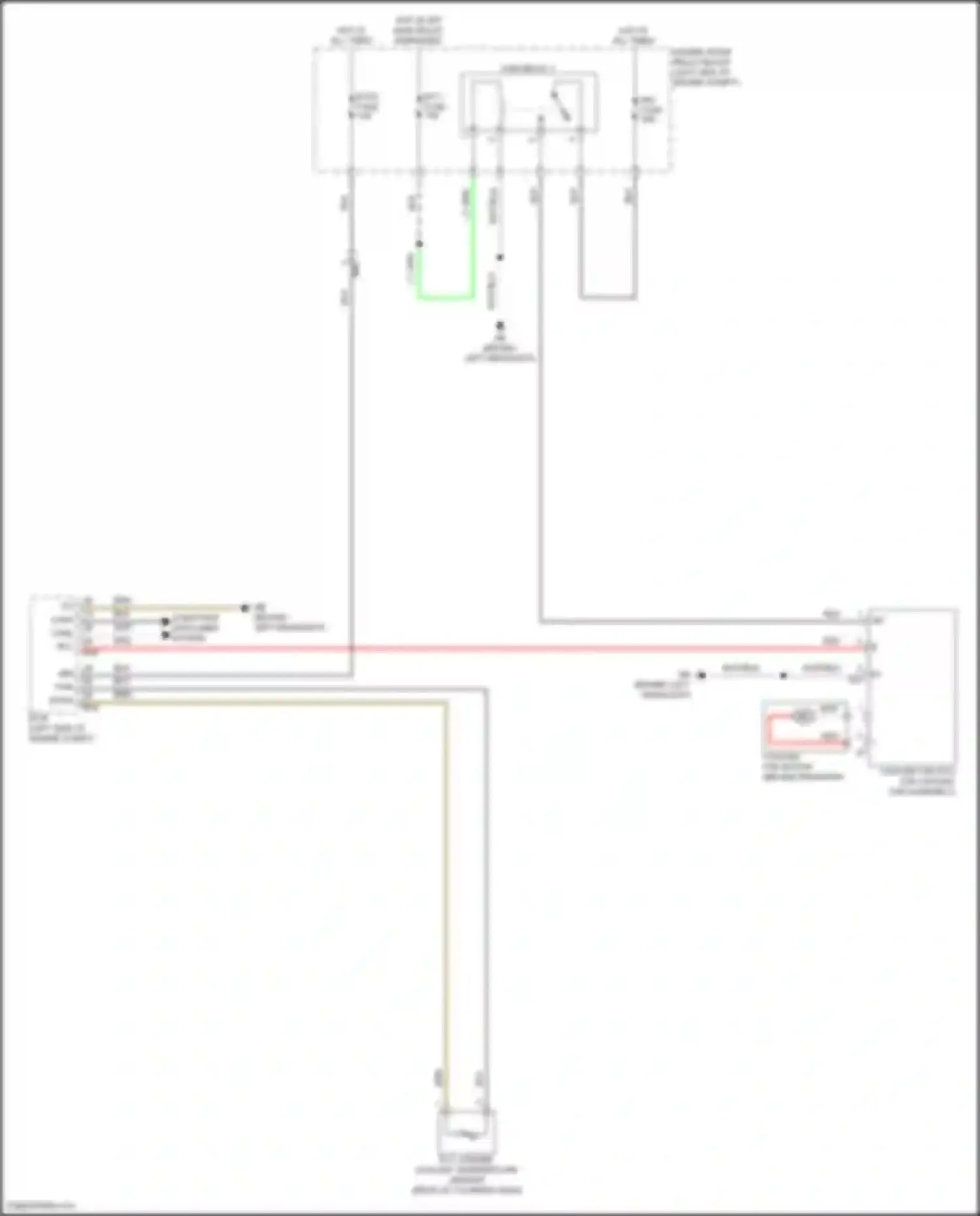 Corolla Toyota XI facelift (2015-2019): Cooling fan circuit