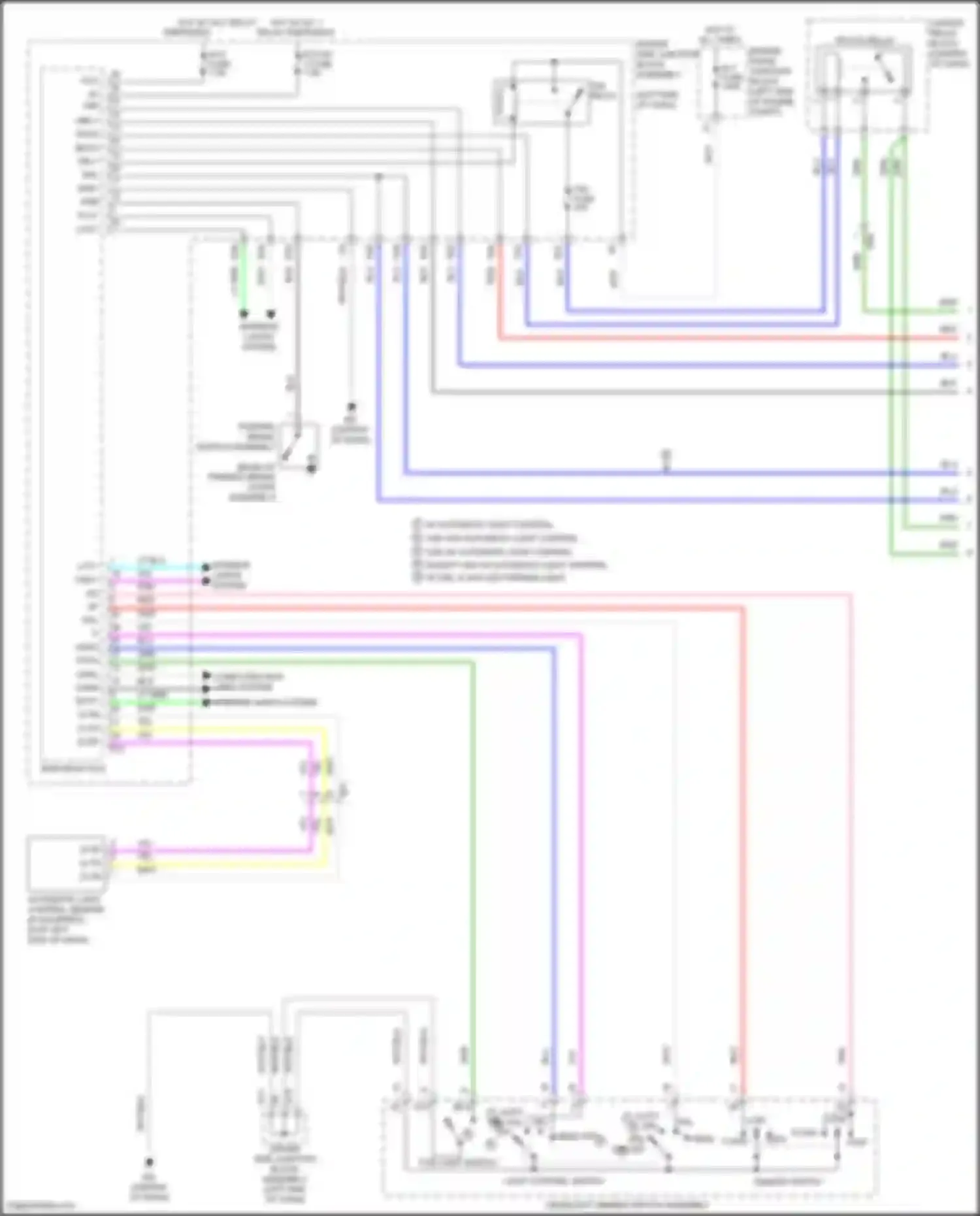 Corolla Toyota XI facelift (2015-2019): Headlights circuit (1 of 2)