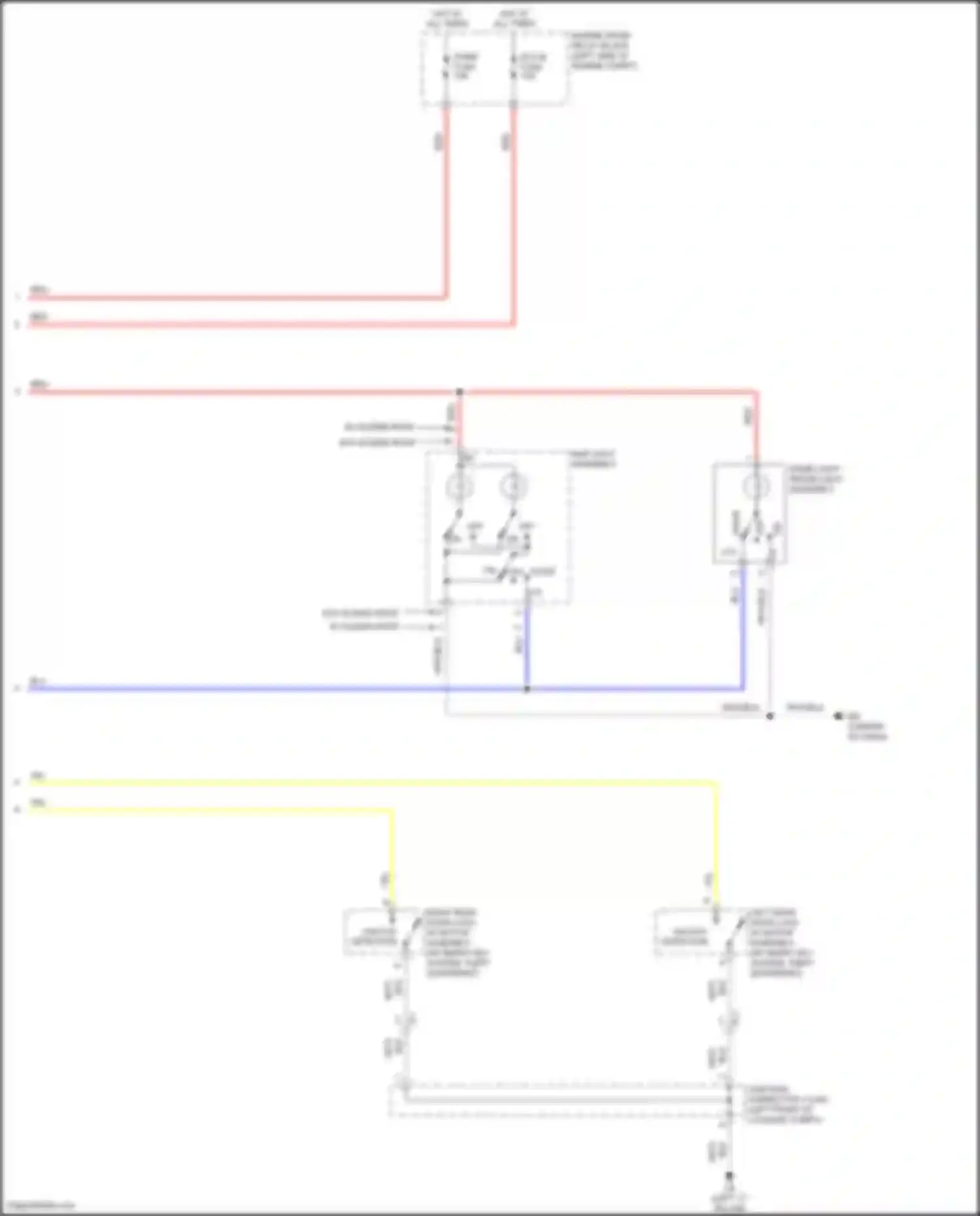 Corolla Toyota XI facelift (2015-2019): Courtesy lamps circuit (2 of 2)