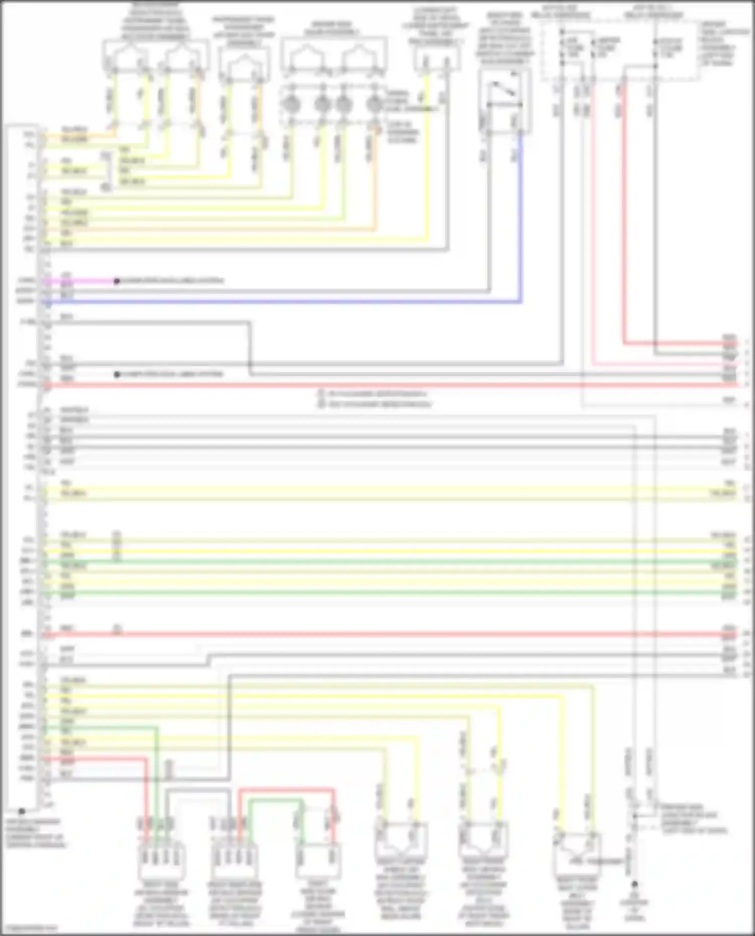 Corolla Toyota XI facelift (2015-2019): Supplemental restraints circuit (1 of 3)