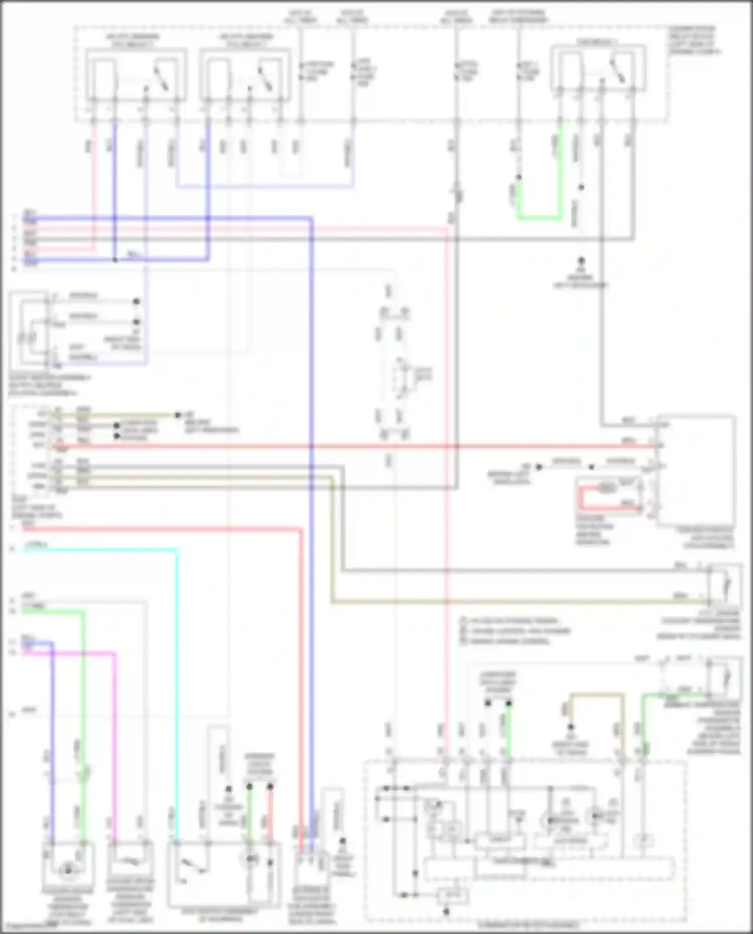 Wiring diagram combination meter assembly for Toyota Corolla XI facelift (2015-2019) (13 of 34)