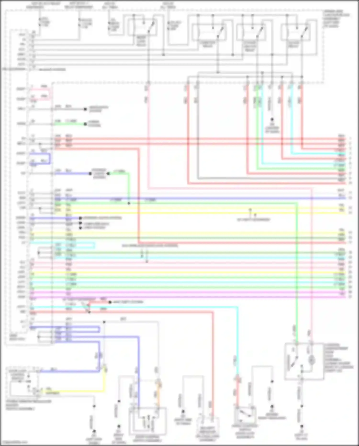 Wiring diagram computer data lines system for Toyota Corolla XI facelift (2015-2019) (2 of 68)