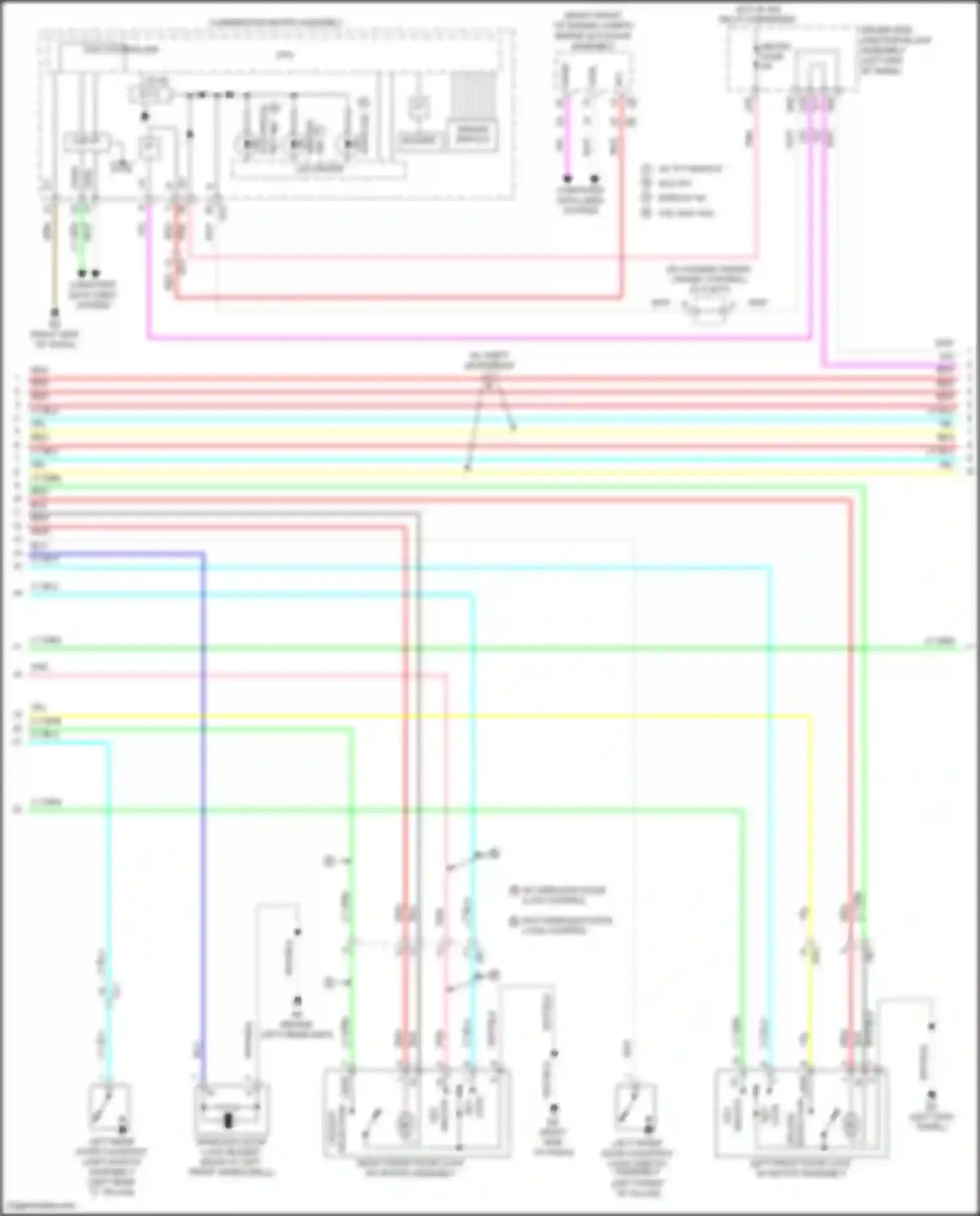 Wiring diagram computer data lines system for Toyota Corolla XI facelift (2015-2019) (5 of 68)