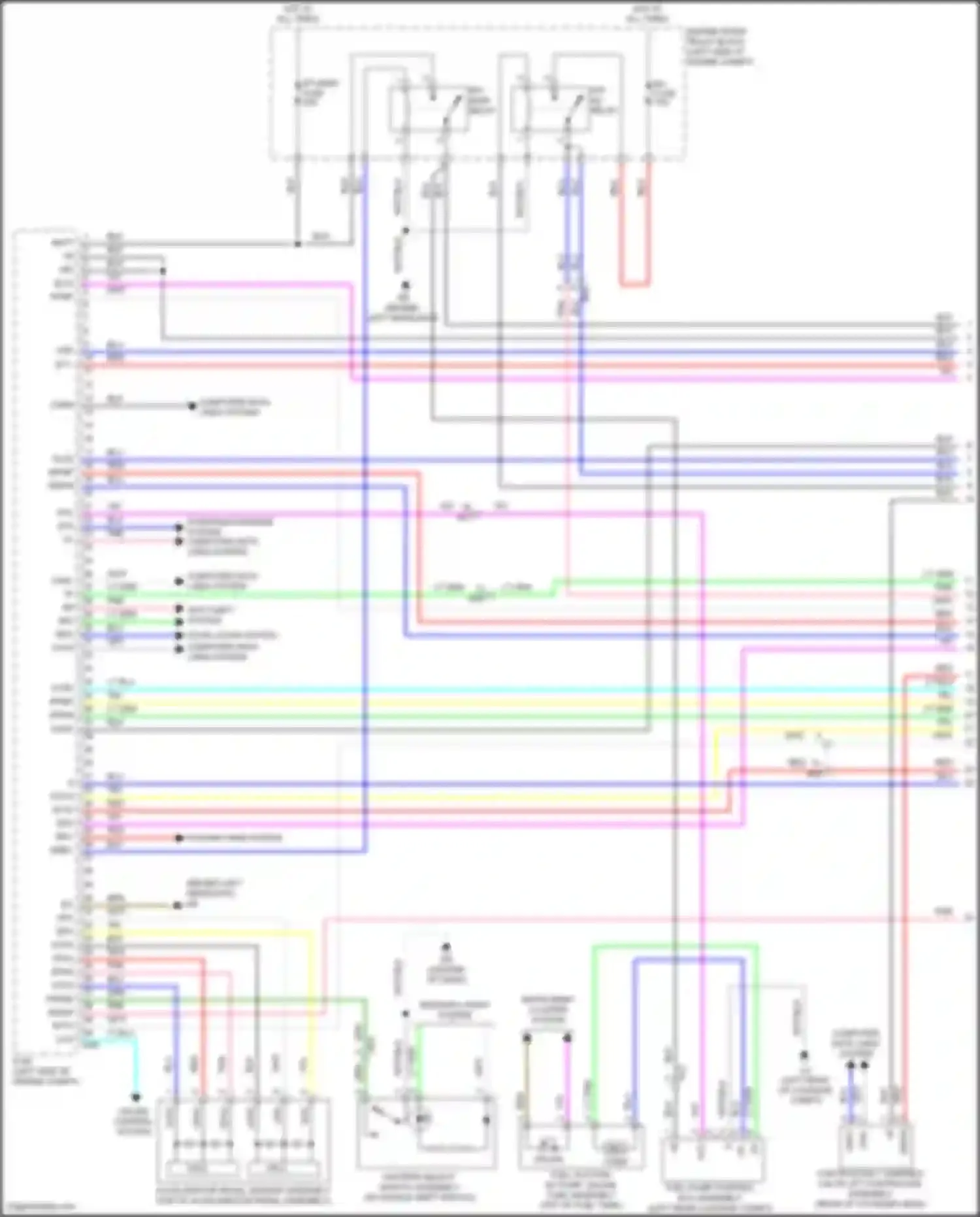 Wiring diagram continuously variable valve lift controller assembly for Toyota Corolla XI facelift (2015-2019) (2 of 2)