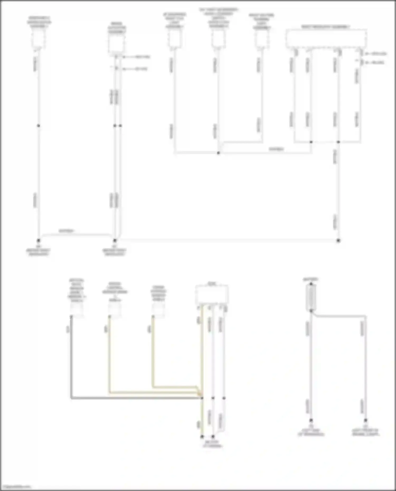 Wiring diagram crank position sensor shield for Toyota Corolla XI facelift (2015-2019) (1 of 1)