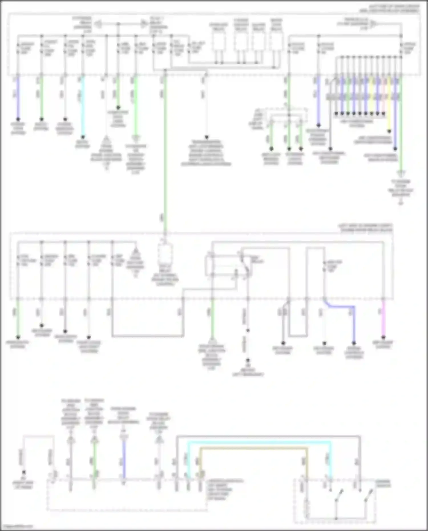 Wiring diagram def relay for Toyota Corolla XI facelift (2015-2019) (3 of 3)