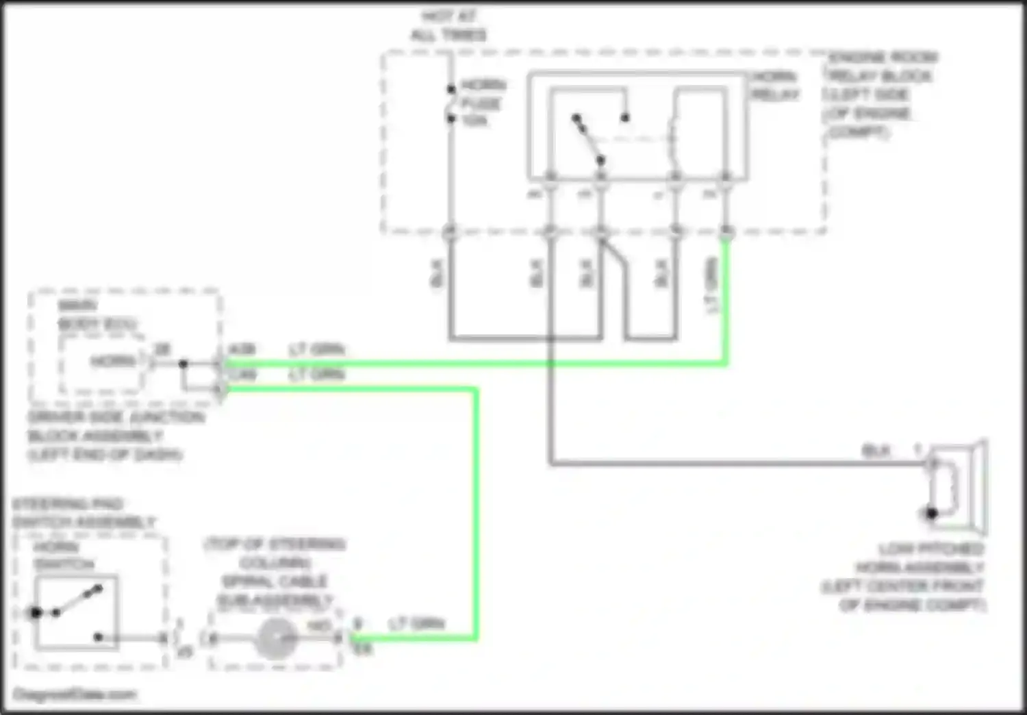 Wiring diagram driver side junction block assembly for Toyota Corolla XI facelift (2015-2019) (35 of 77)