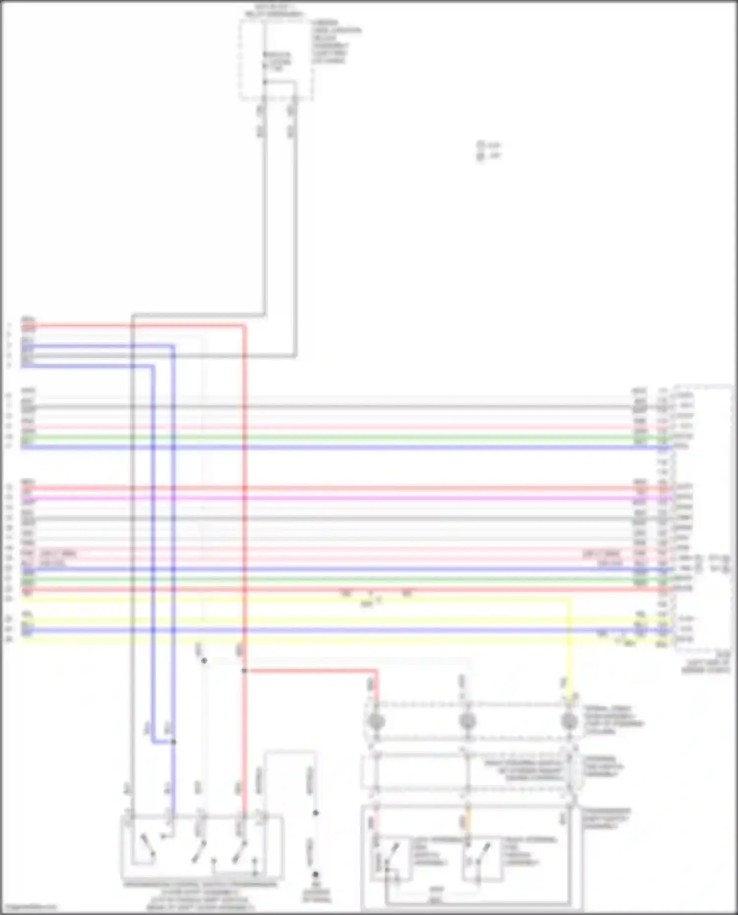 Wiring diagram driver side junction block assembly for Toyota Corolla XI facelift (2015-2019) (70 of 77)