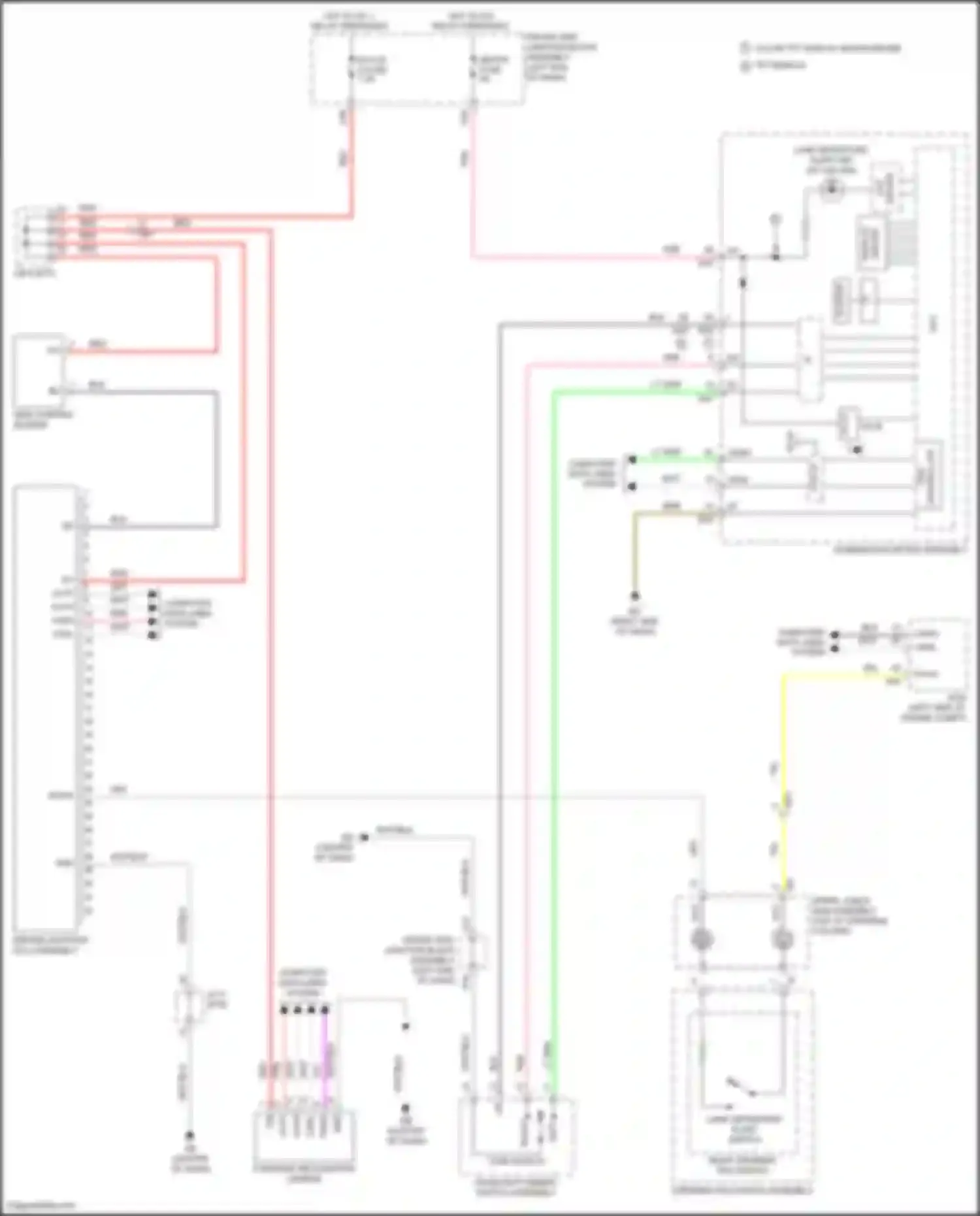 Wiring diagram driver side junction block assembly for Toyota Corolla XI facelift (2015-2019) (54 of 77)