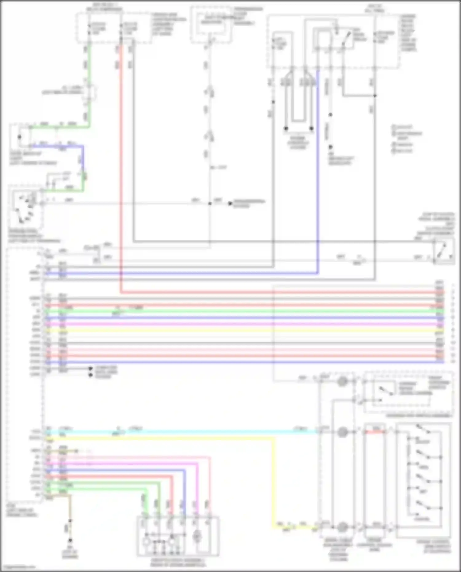 Wiring diagram dynamic radar cruise control for Toyota Corolla XI facelift (2015-2019) (1 of 1)