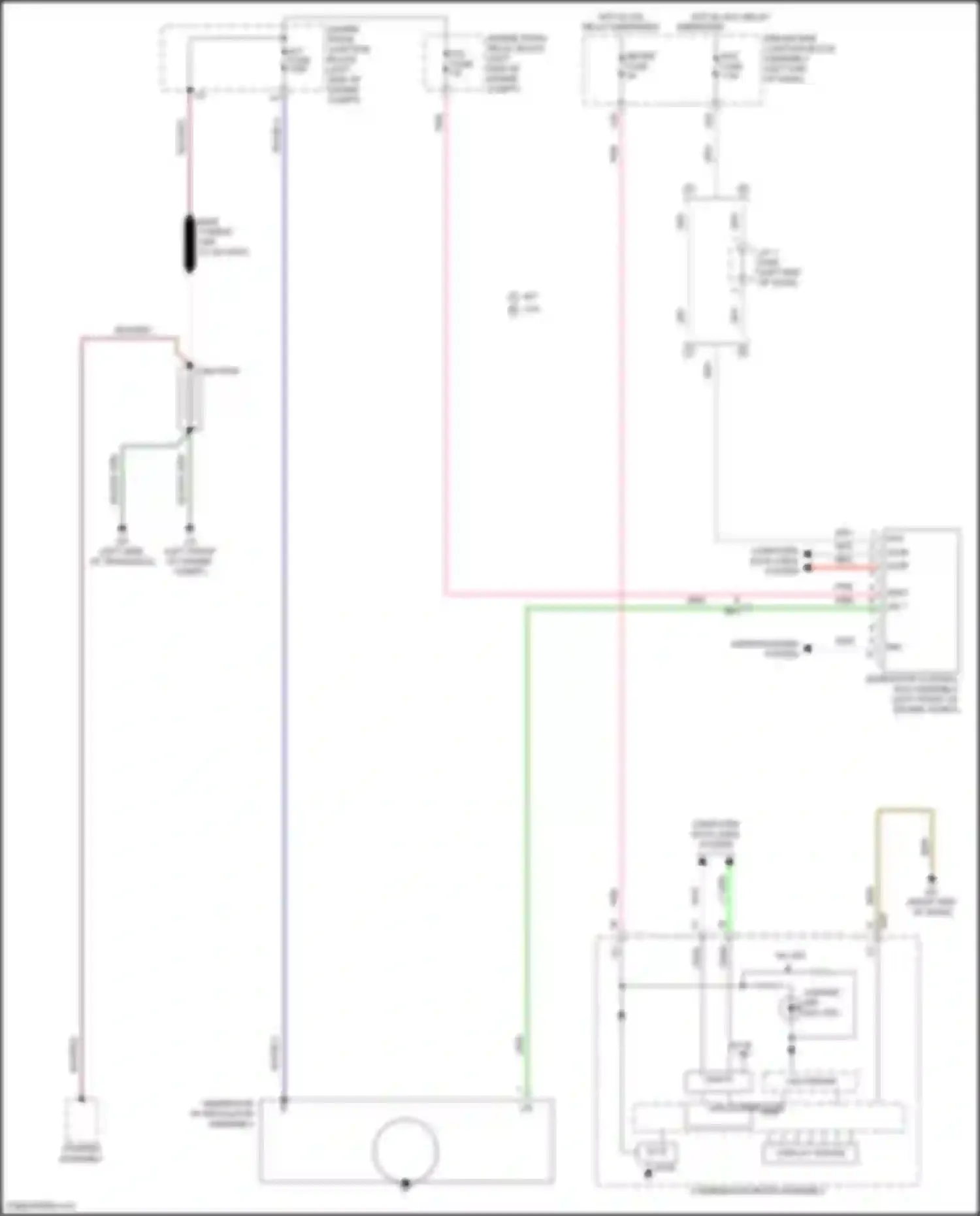 Wiring diagram engine room relay block for Toyota Corolla XI facelift (2015-2019) (12 of 58)