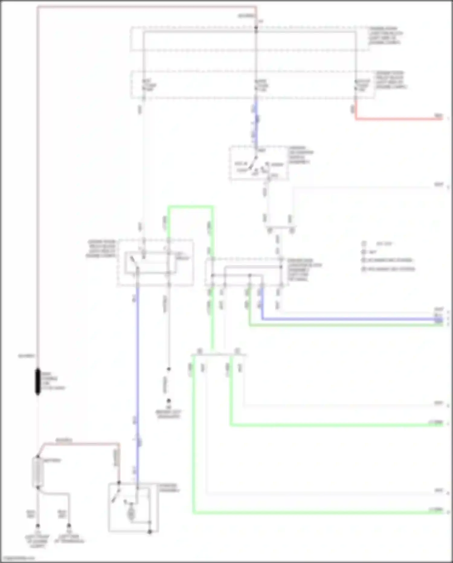 Wiring diagram engine room relay block for Toyota Corolla XI facelift (2015-2019) (16 of 58)