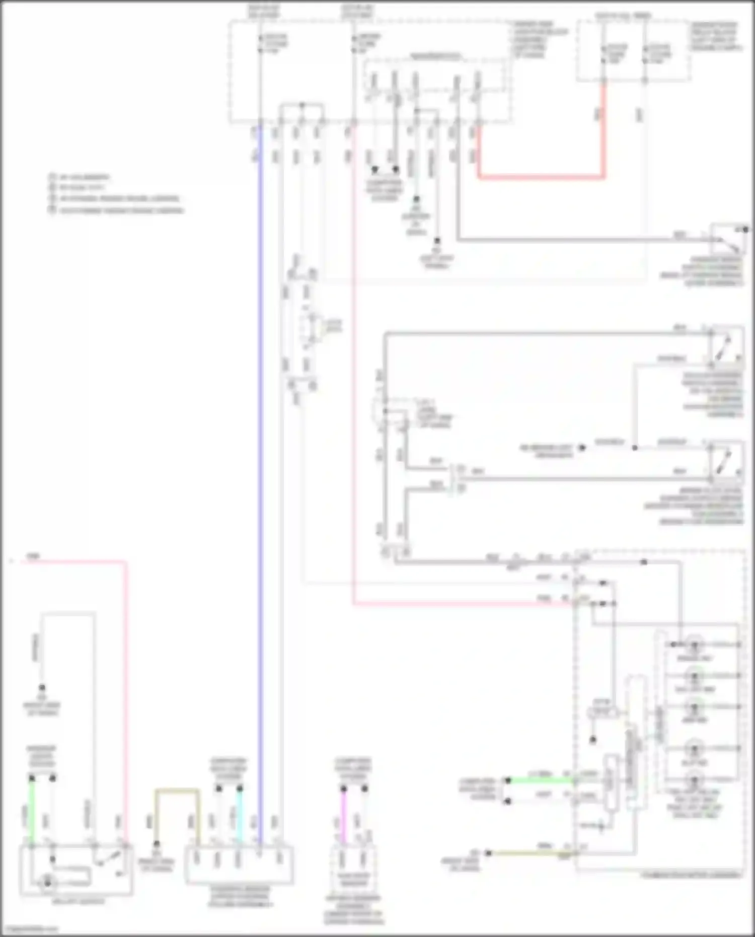 Wiring diagram engine room relay block for Toyota Corolla XI facelift (2015-2019) (33 of 58)